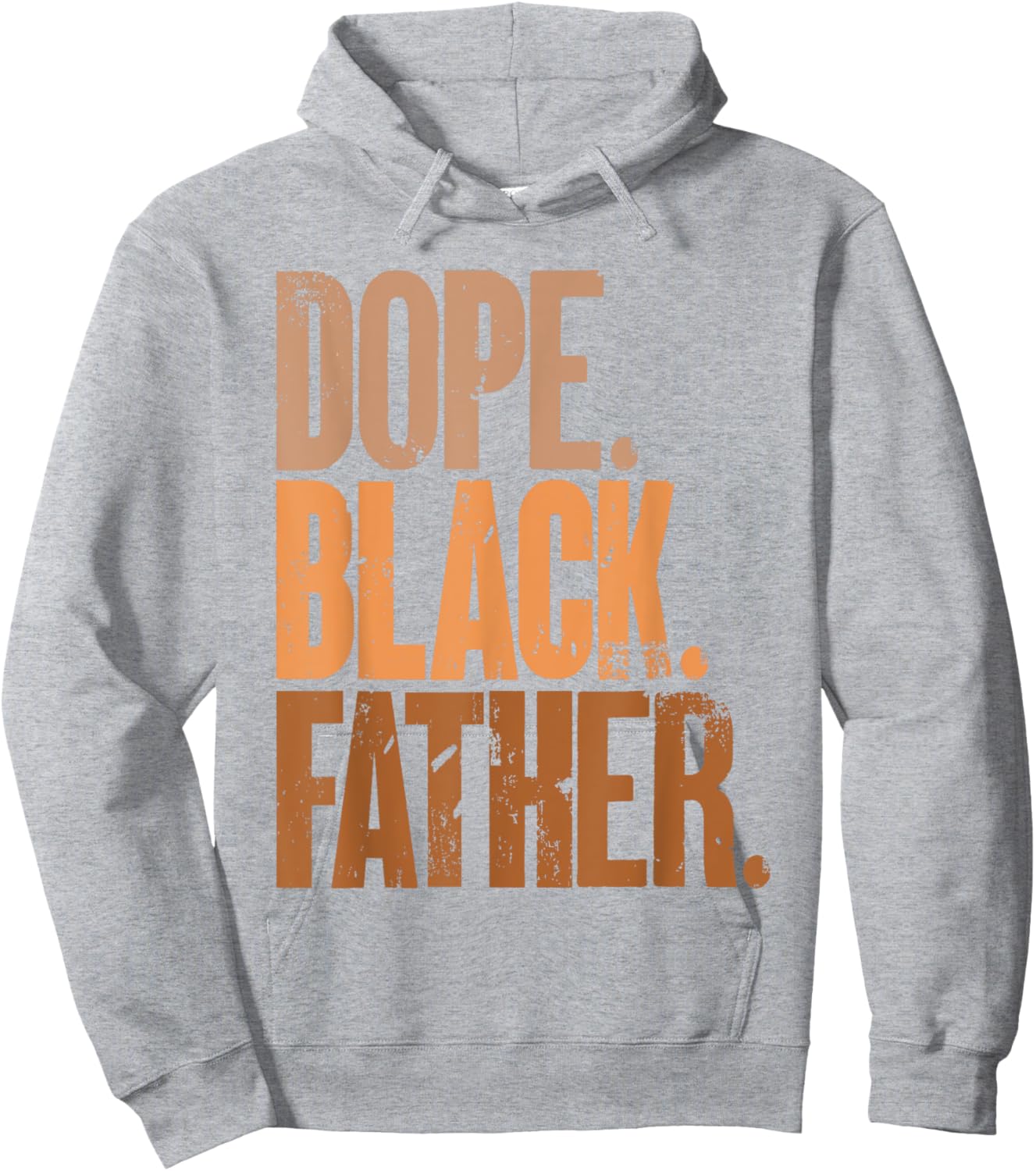 Black Dad Dope Black Father Fathers Day Hoodie - Hoodie | Ash