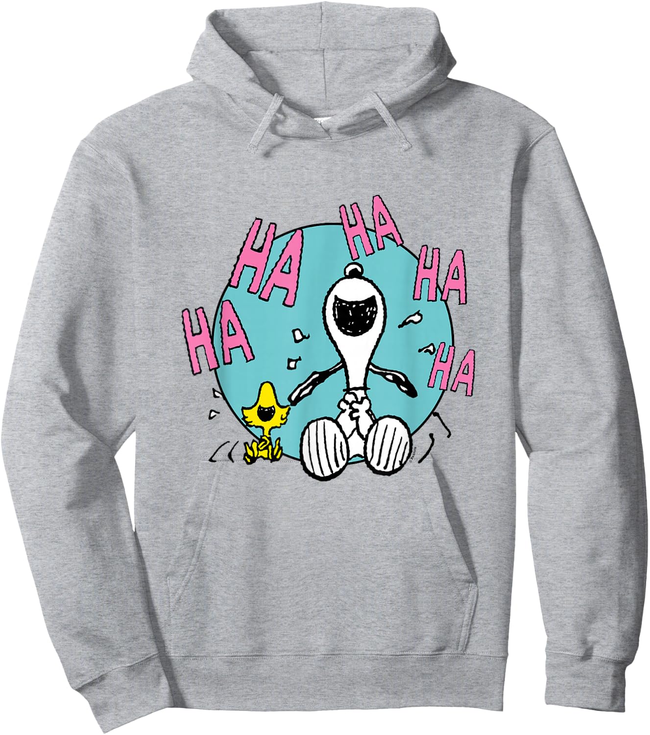 Peanuts - Laughing Woodstock Snoopy Hoodie - Hoodie | Ash