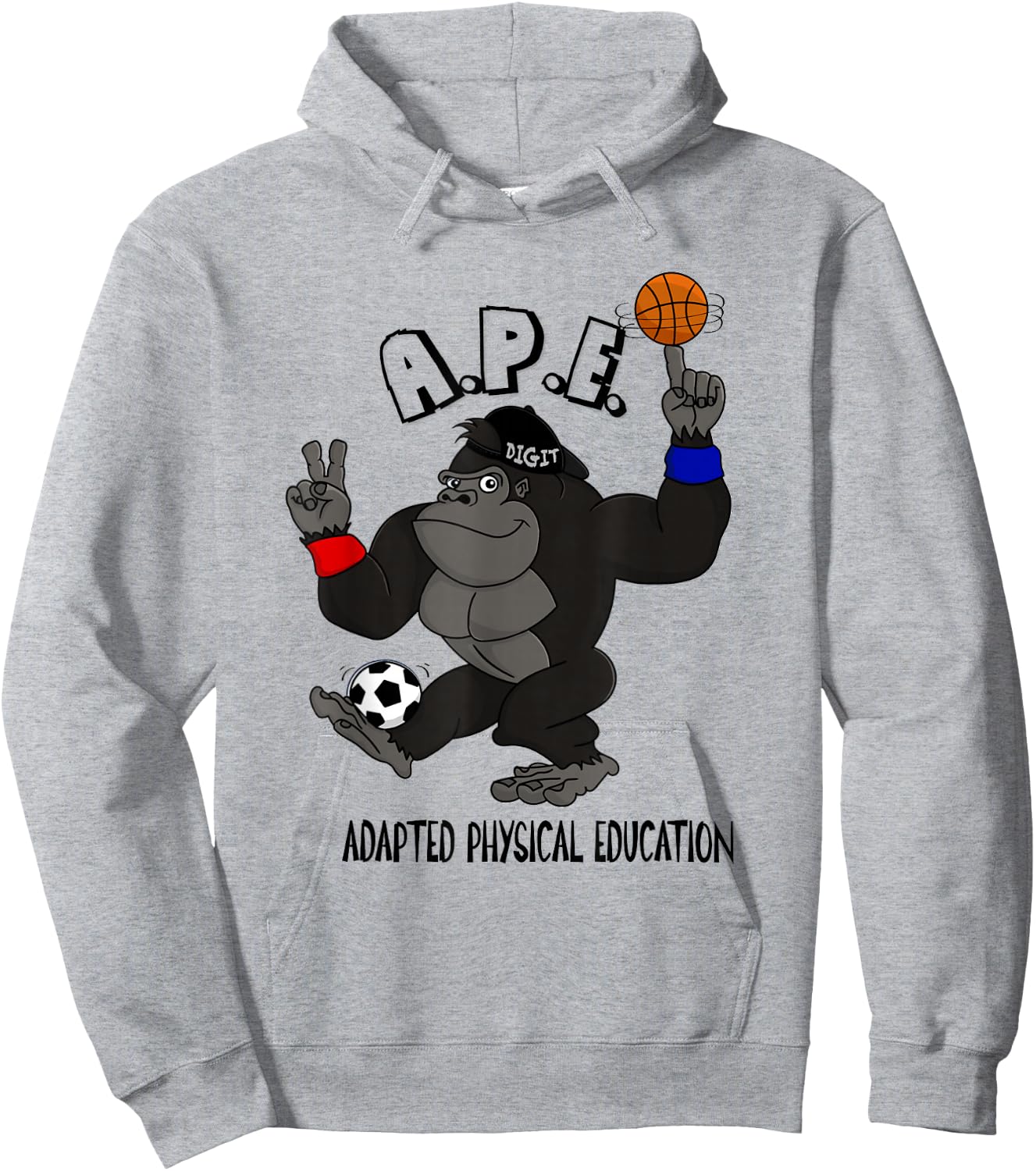 Just Adapt It Hoodie - Hoodie | Ash