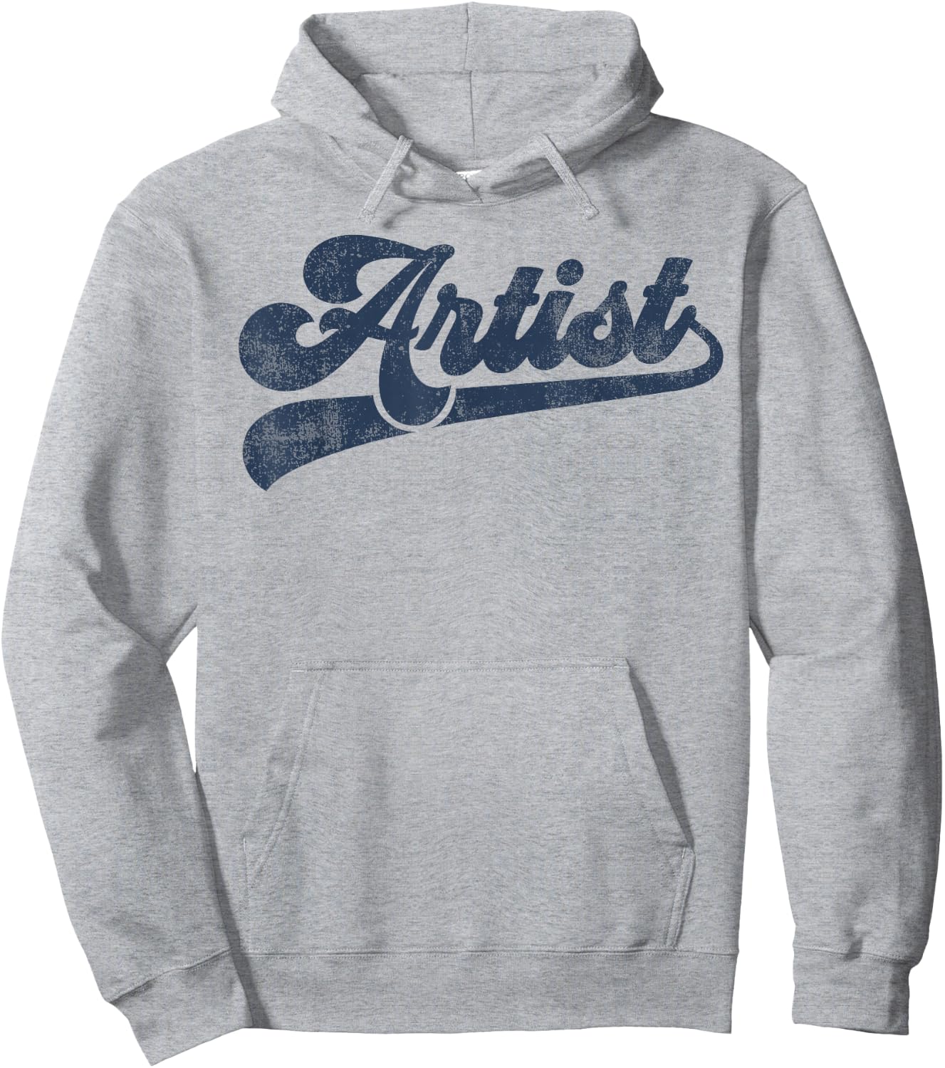 Artist Cute Vintage Graphic Small Hoodie - Hoodie | Ash