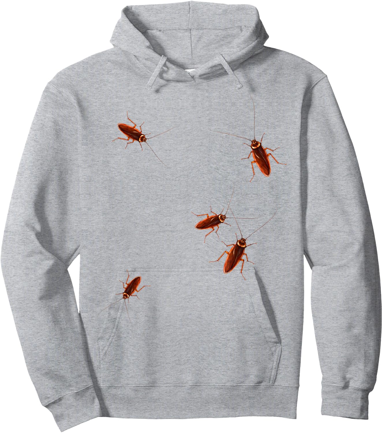 Roaches Cockroaches Funny Bug Insect Bugs Humor Hoodie - Hoodie | Ash