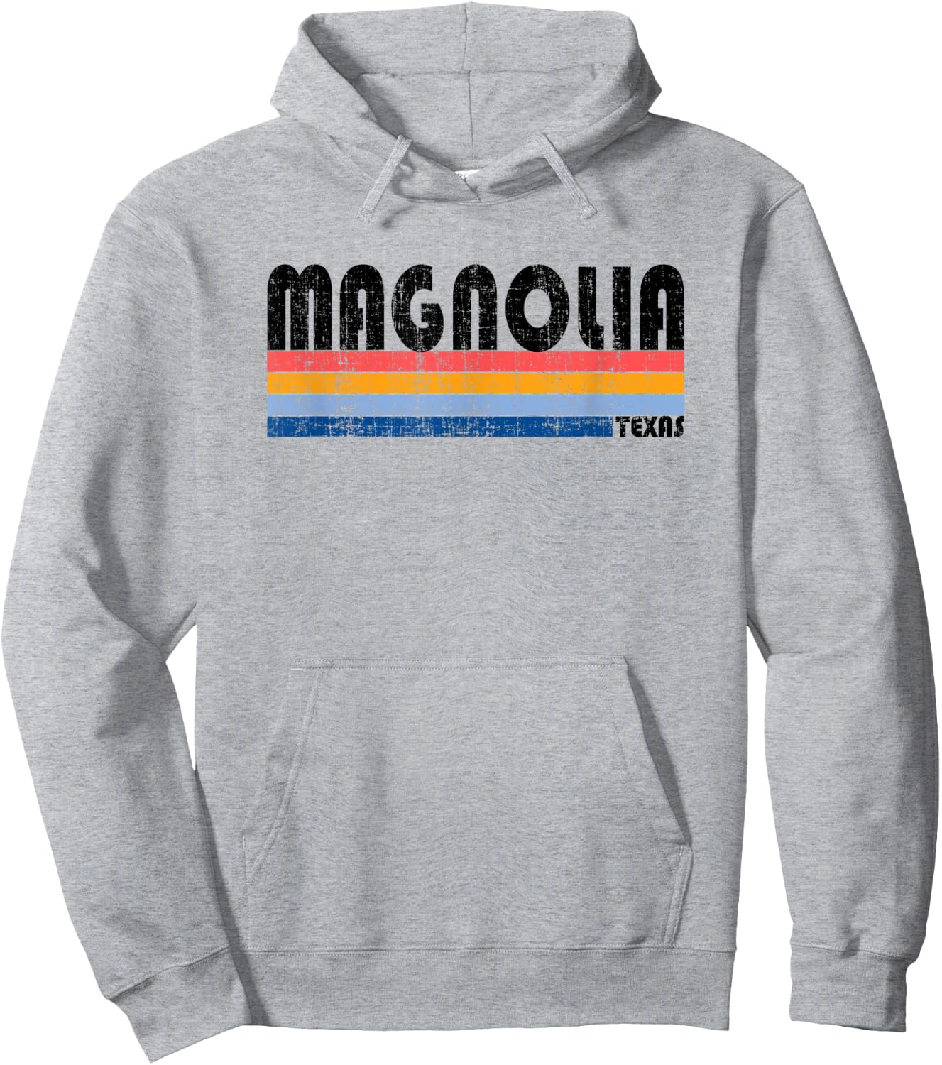 Vintage 70s 80s Style Magnolia, TX Hoodie - Hoodie | Ash