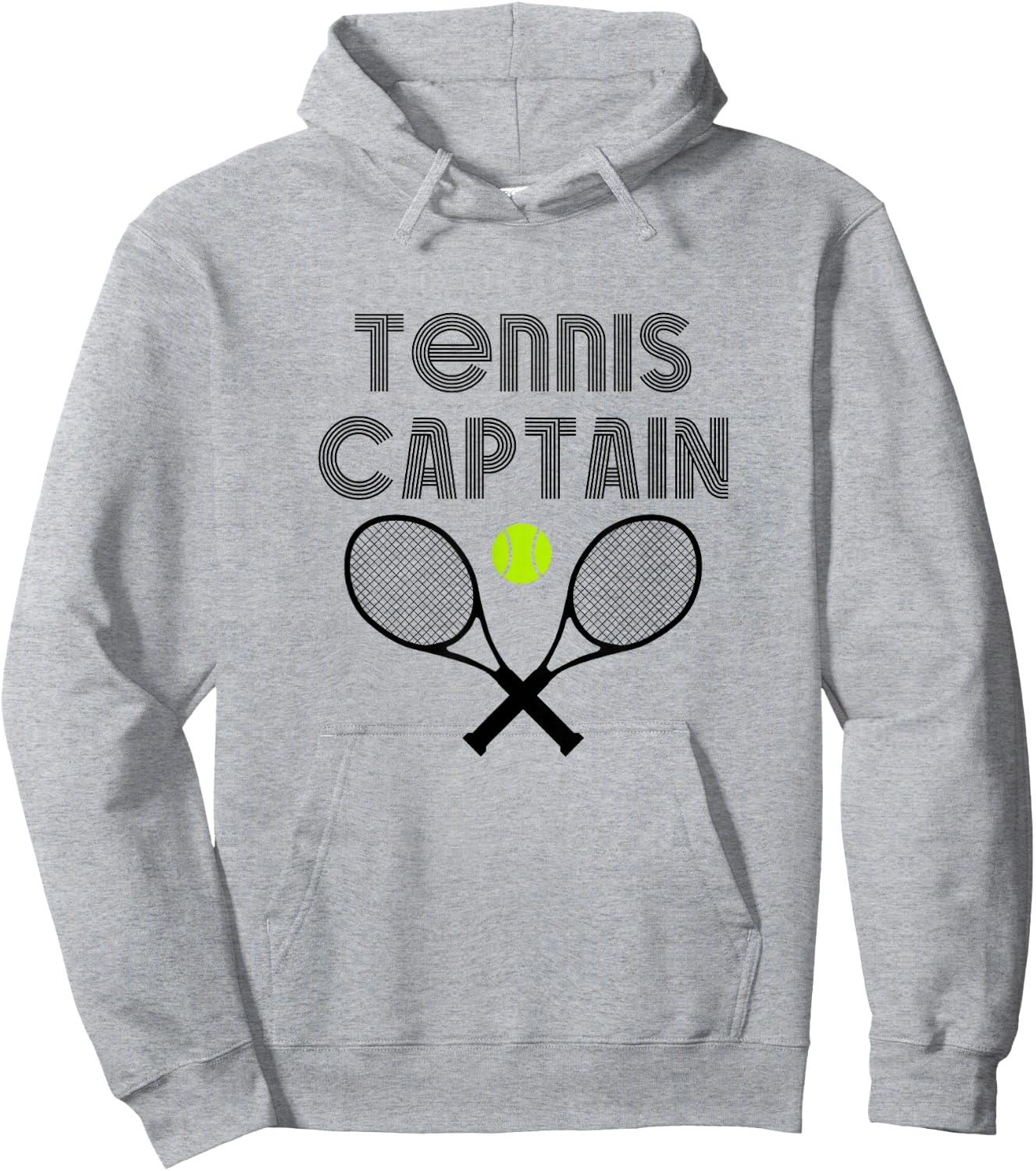 Tennis Captain for Tennis Team Hoodie - Hoodie | Ash