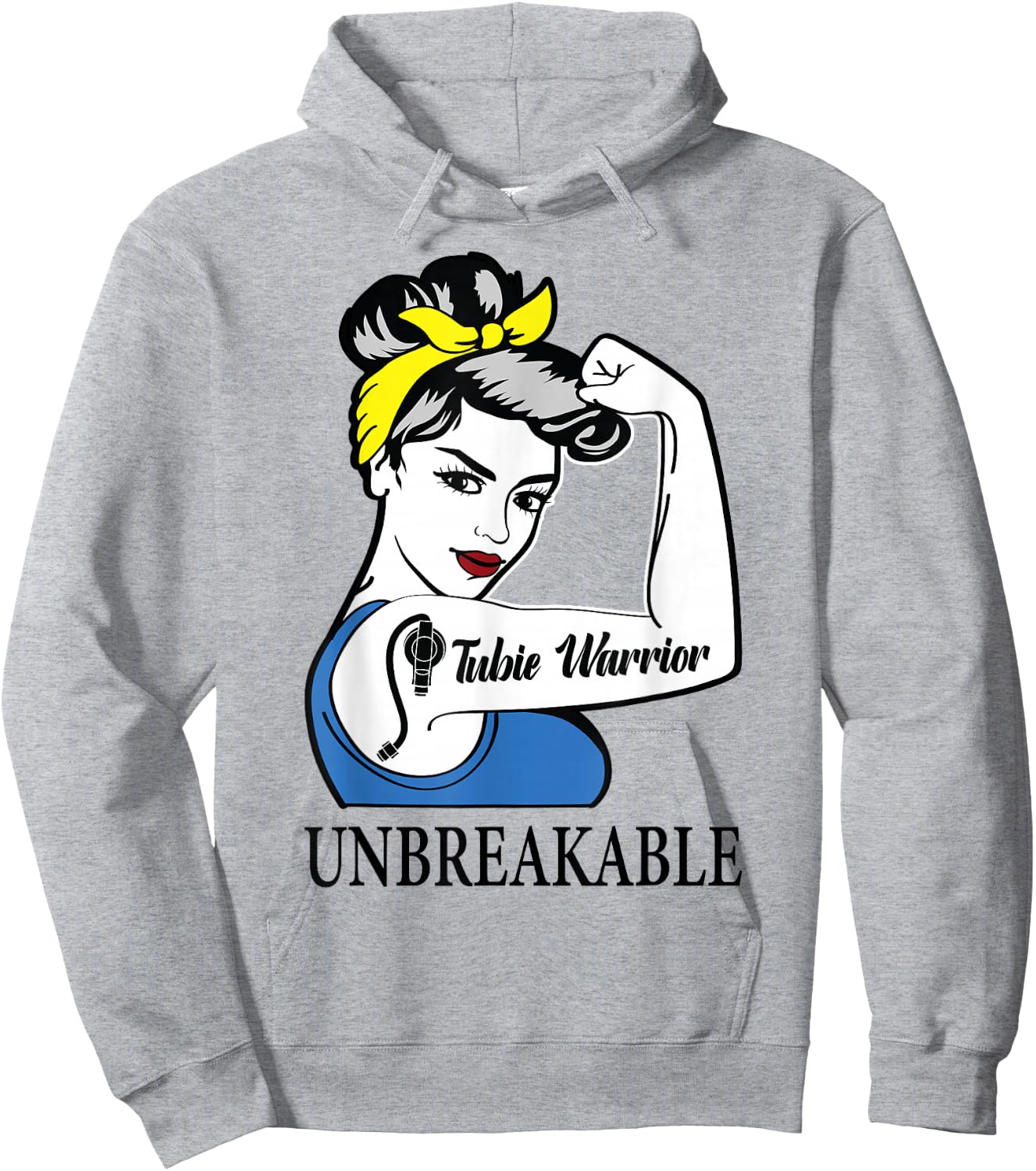 Feeding Tube Awareness Feeding G Tube Supplies Hoodie - Hoodie | Ash