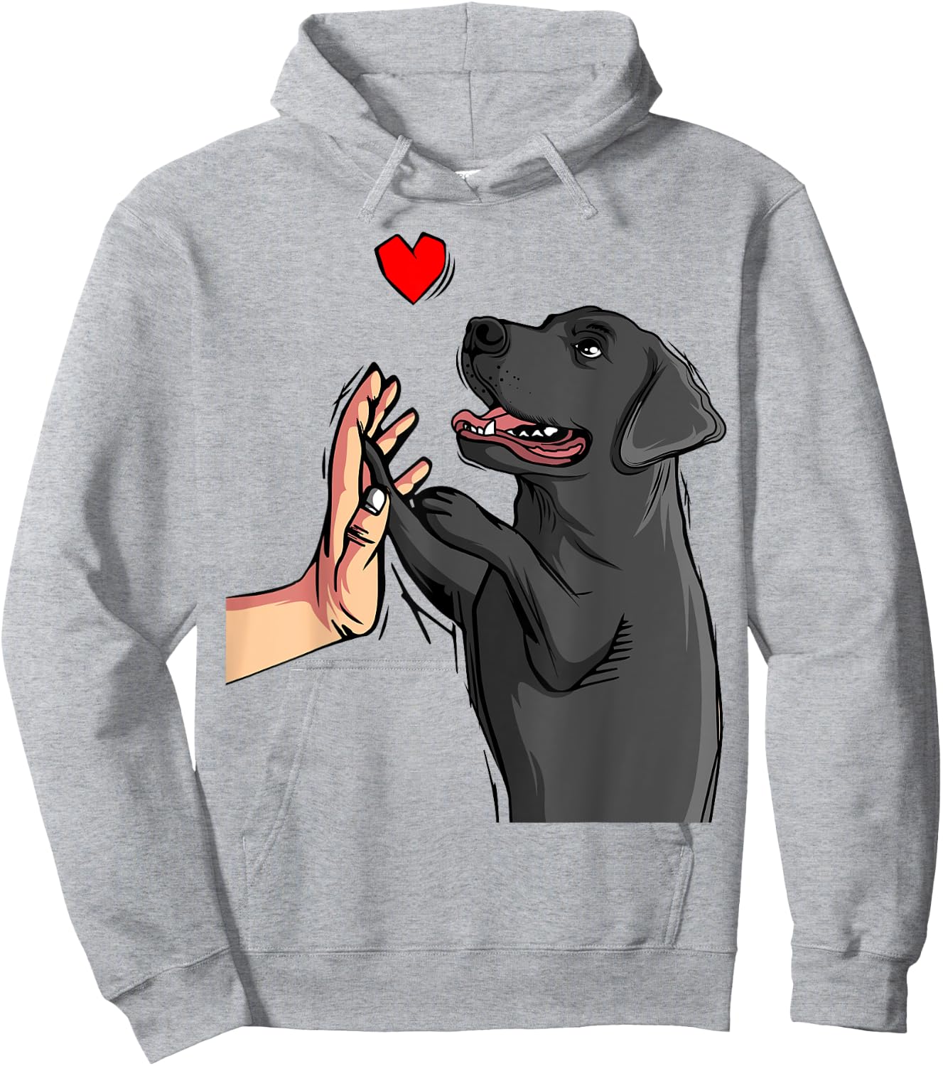 Black Lab Labrador Retriever Women Hoodie - Hoodie | Ash