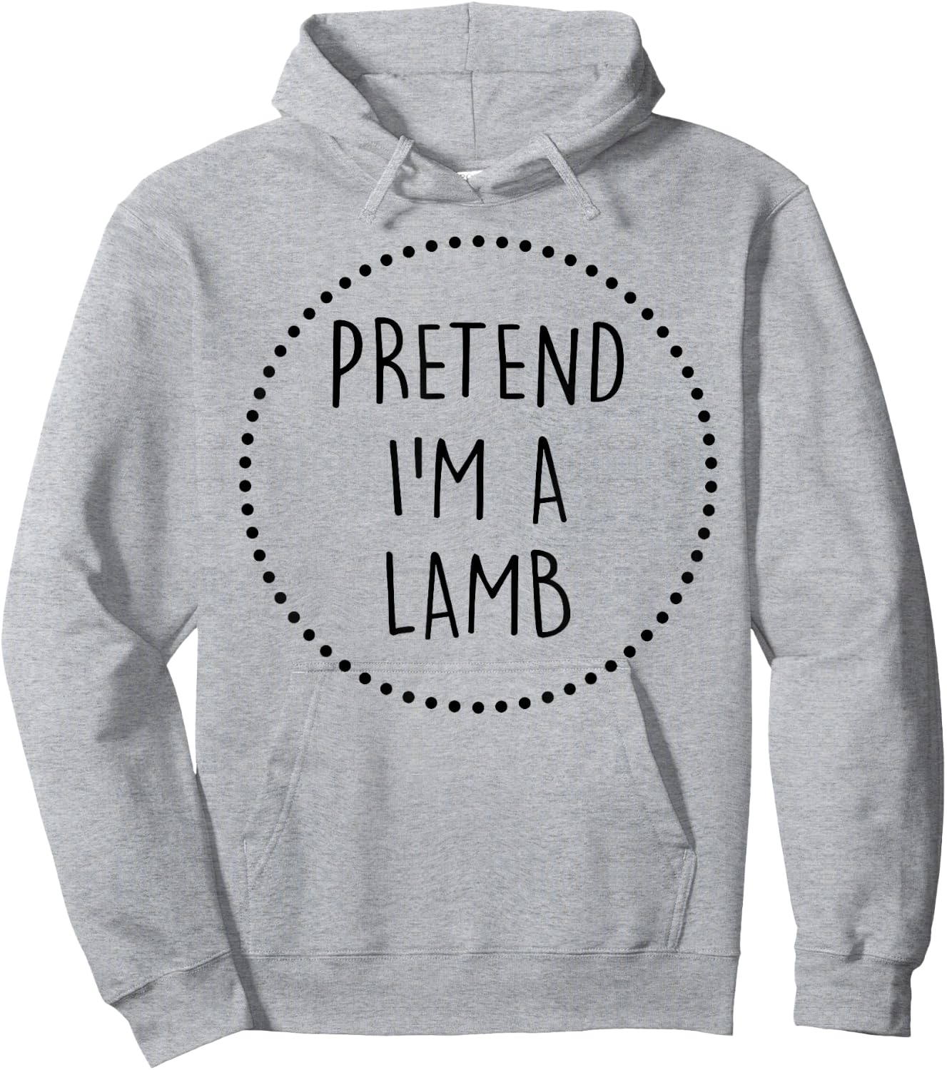 Pretend Im a Lamb Halloween Costume Hoodie - Hoodie | Ash