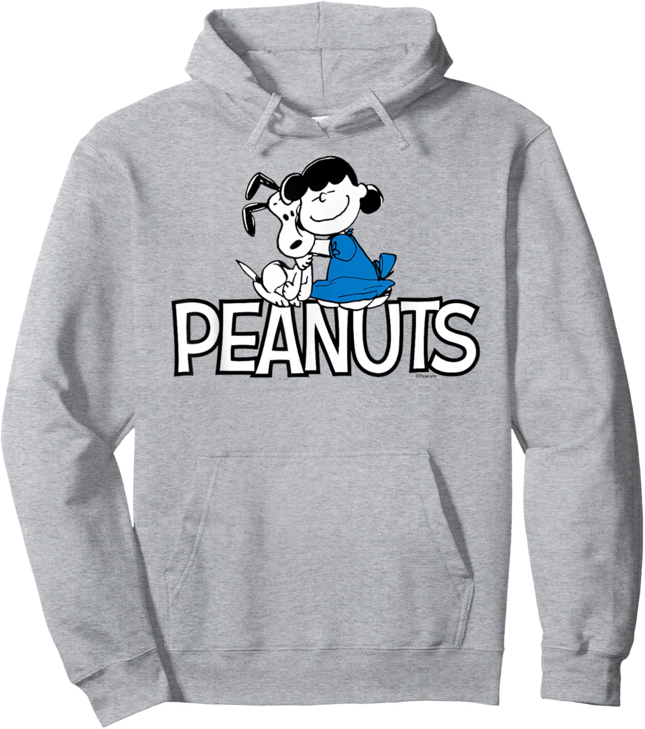 Peanuts - Snoopy & Lucy Hoodie - Hoodie | Ash