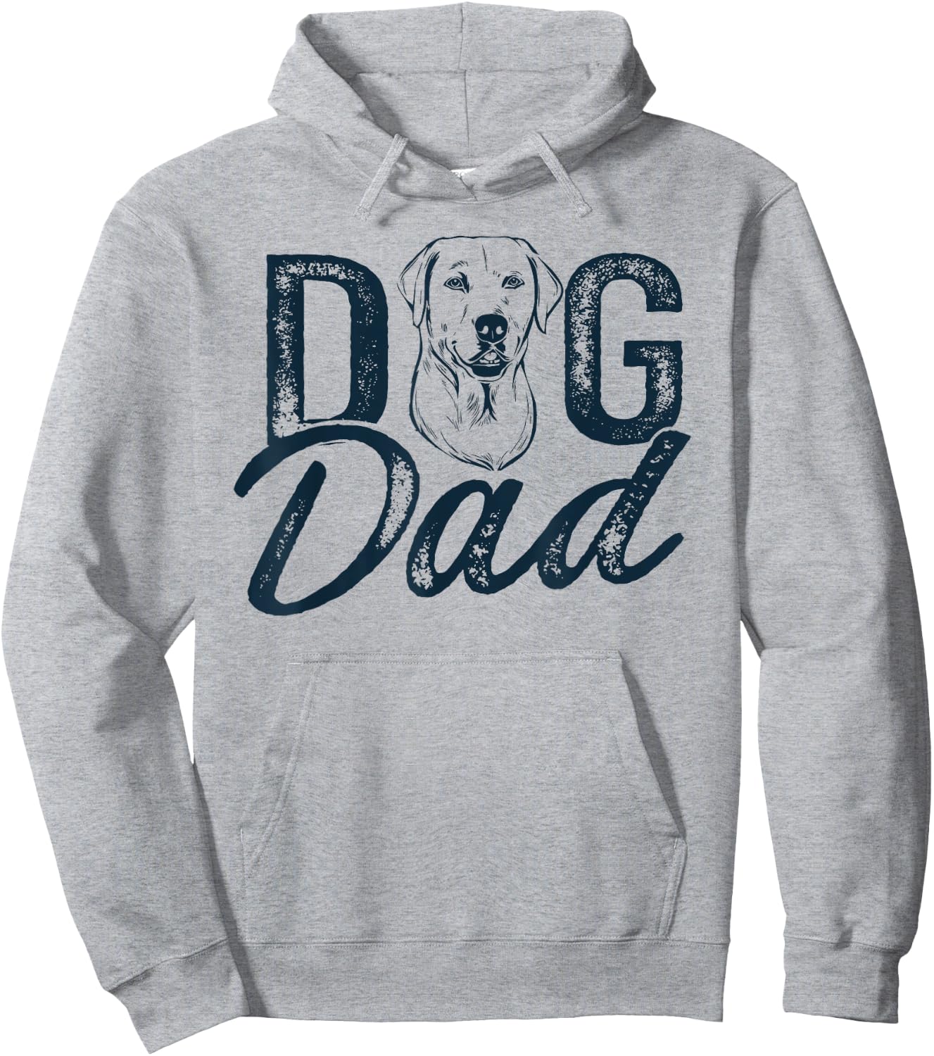 Labrador Dog Dad Lab Retriever Hoodie - Hoodie | Ash