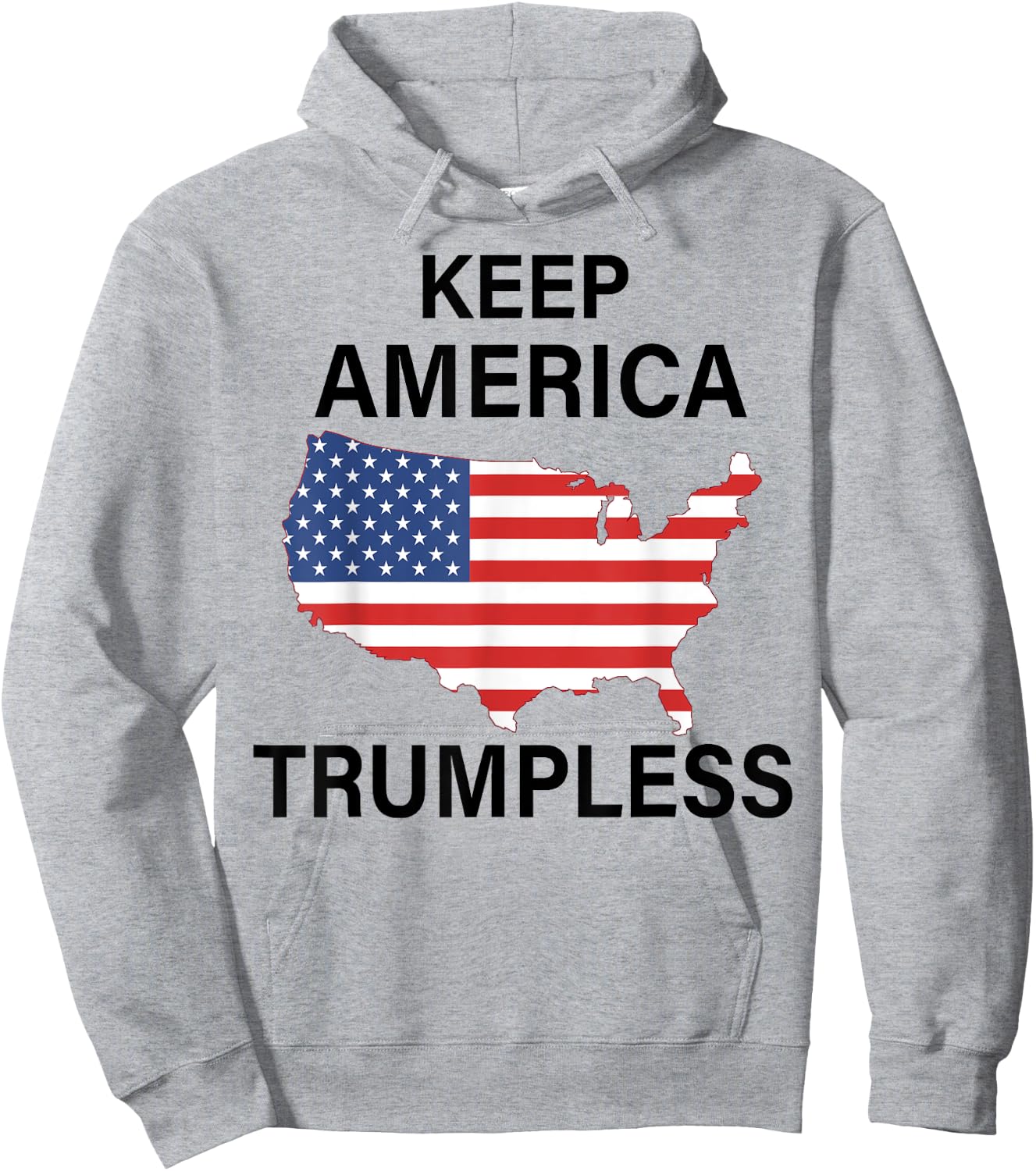 Keep America Trumpless Hoodie - Hoodie | Ash