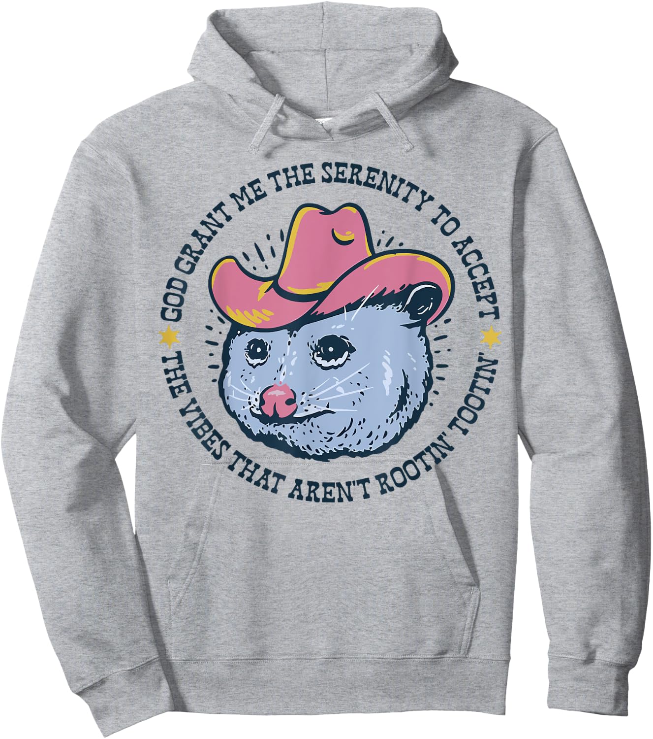 God Grant Me The Serenity To Accept The Vibes Hoodie - Hoodie | Ash