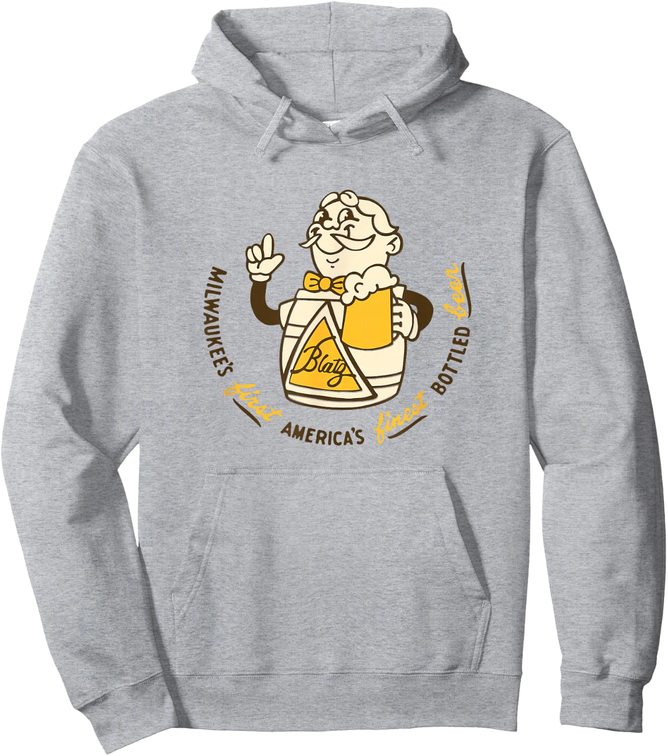 Blatz Beer Style - America's Finest Hoodie - Hoodie | Ash