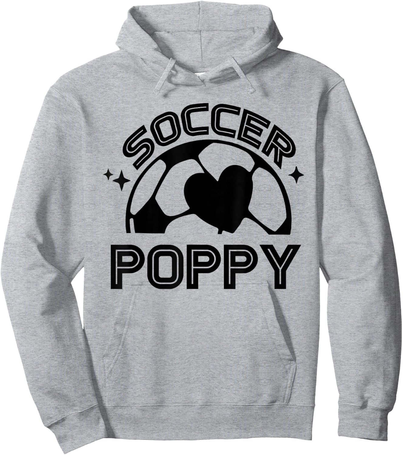 Soccer Poppy Funny Ball Poppy Hoodie - Hoodie | Ash