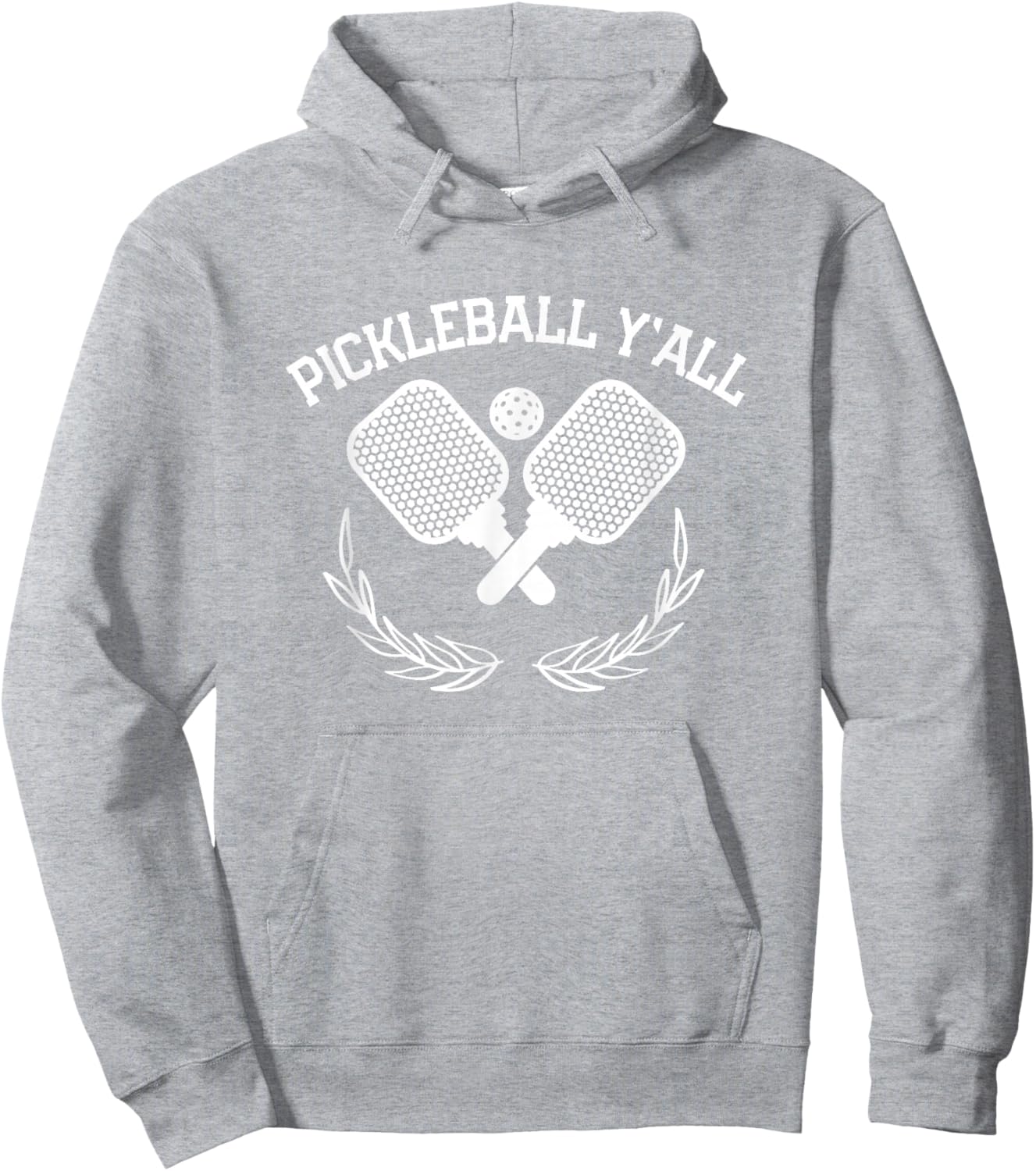 Pickleball Y'all Funny Hoodie - Hoodie | Ash