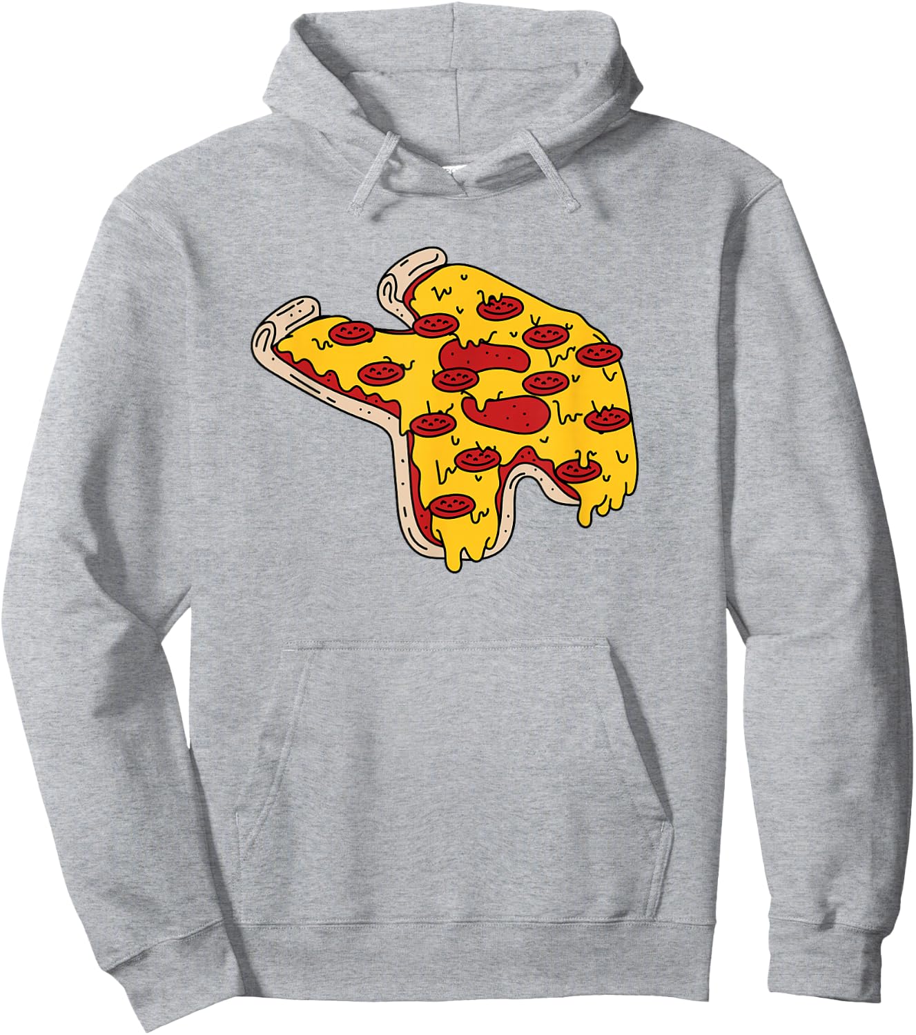 Pizza Arrow Hoodie - Hoodie | Ash