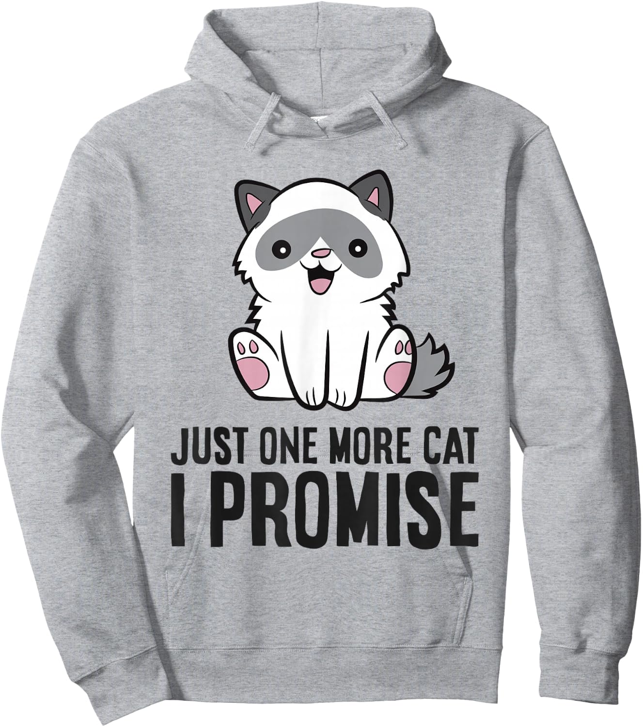 Just One More Cat I Promise Hoodie - Hoodie | Ash