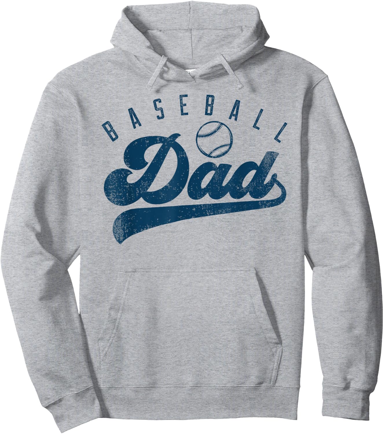 Baseball Dad Gifts Daddy Father's Day Hoodie - Hoodie | Ash