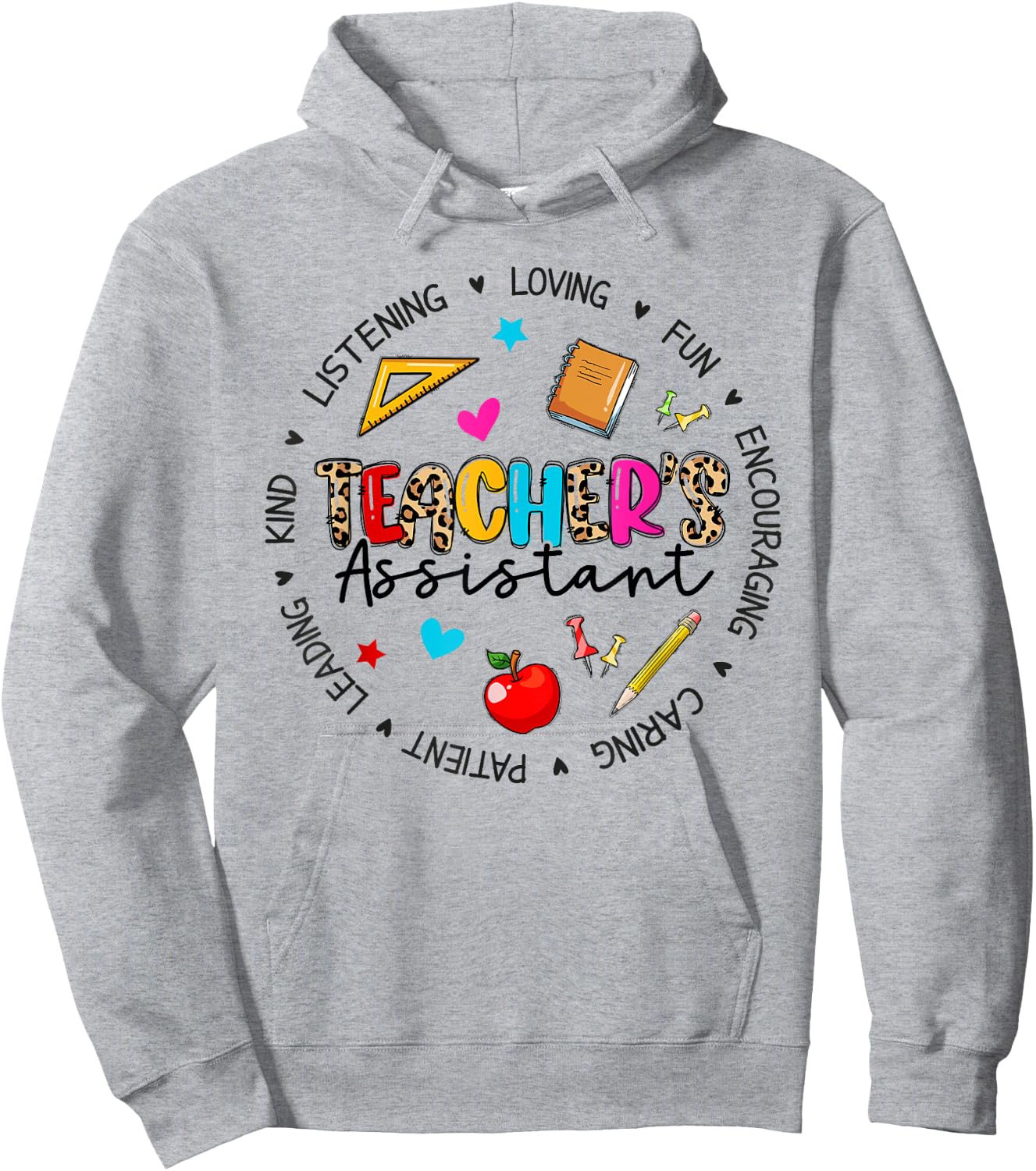 Teacher Assistant Appreciation Back To School Hoodie - Hoodie | Ash