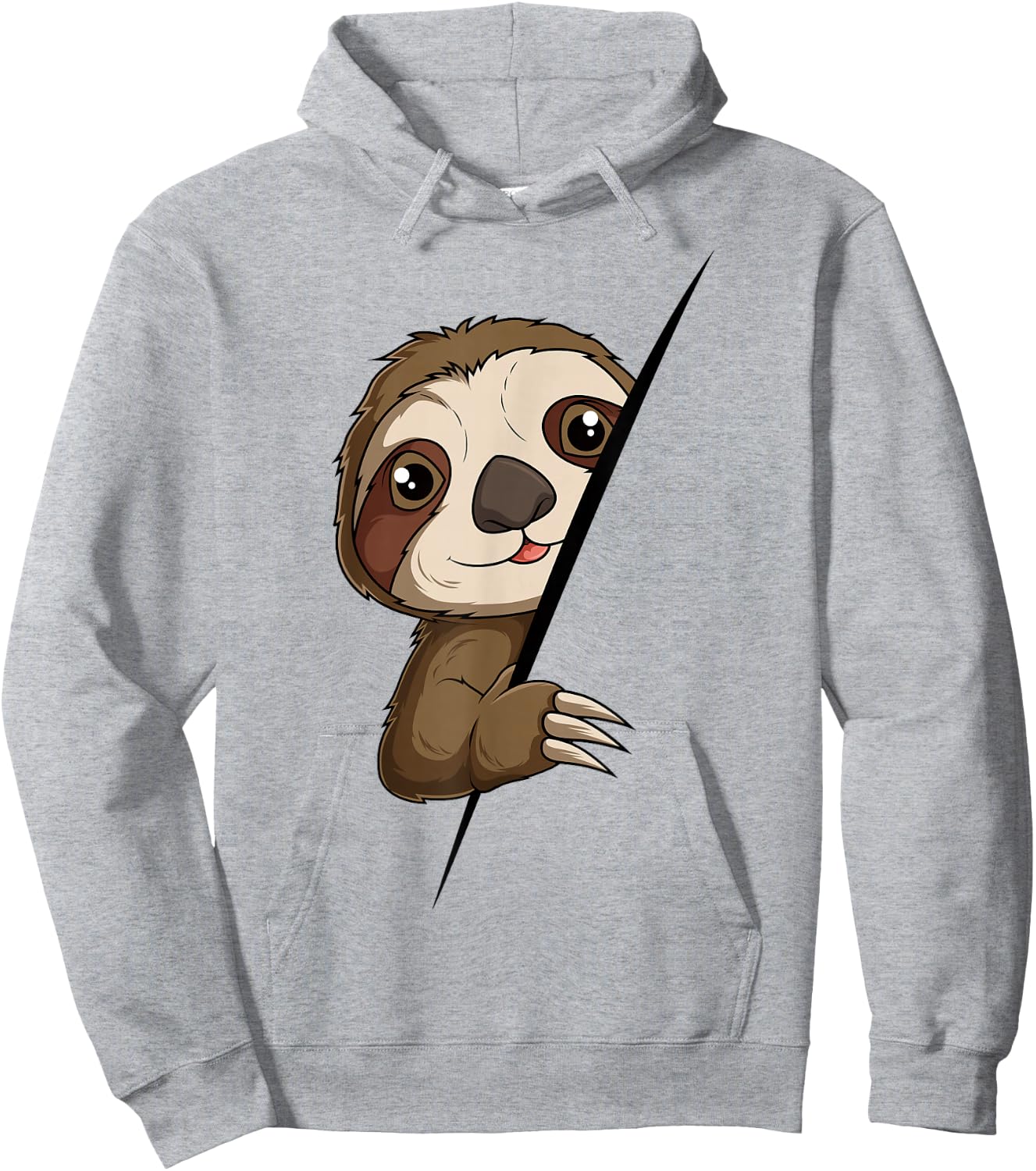 Sloth Children Girls Boys Women Hoodie - Hoodie | Ash