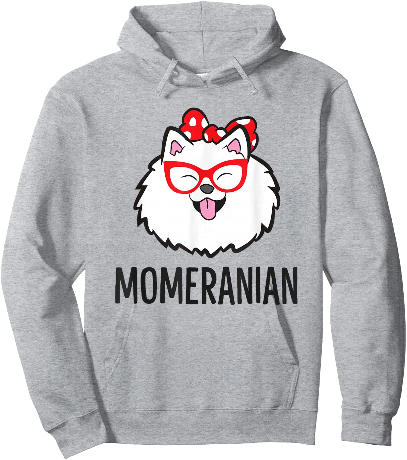 Pomeranian Mom Funny Momeranian Cute Pomeranian Hoodie - Hoodie | Ash
