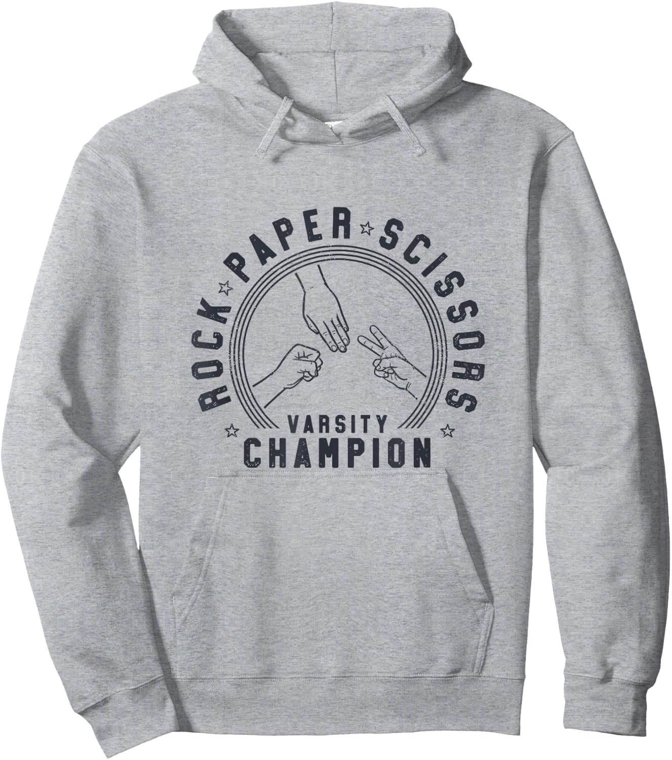 Rock Paper Scissors Champion Hoodie - Hoodie | Ash