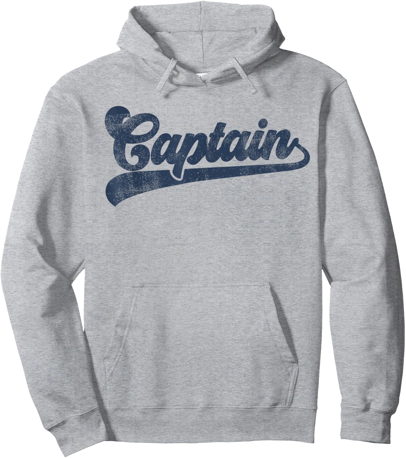 Captain Cute Vintage Graphic Hoodie - Hoodie | Ash