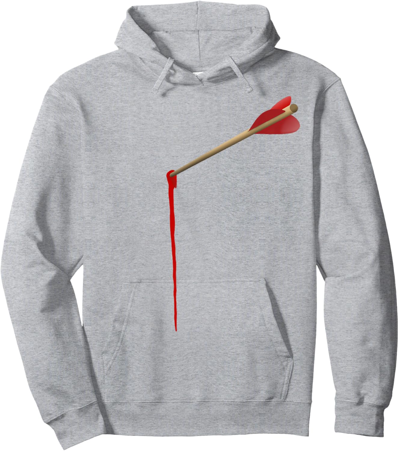 I Got Shot by an Arrow Shirt Hoodie - Hoodie | Ash