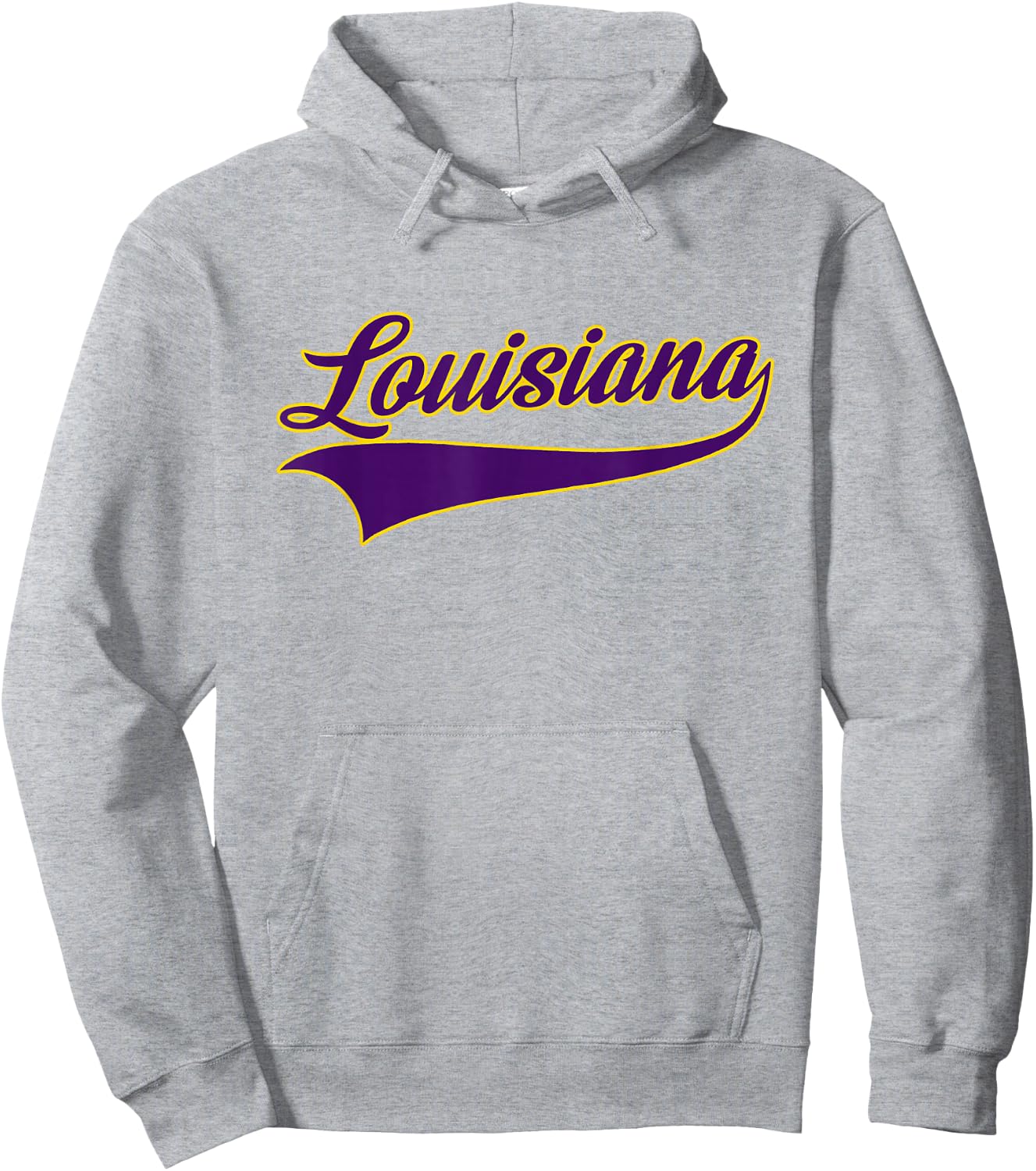 Louisiana - Throwback Design - Classic Hoodie - Hoodie | Ash