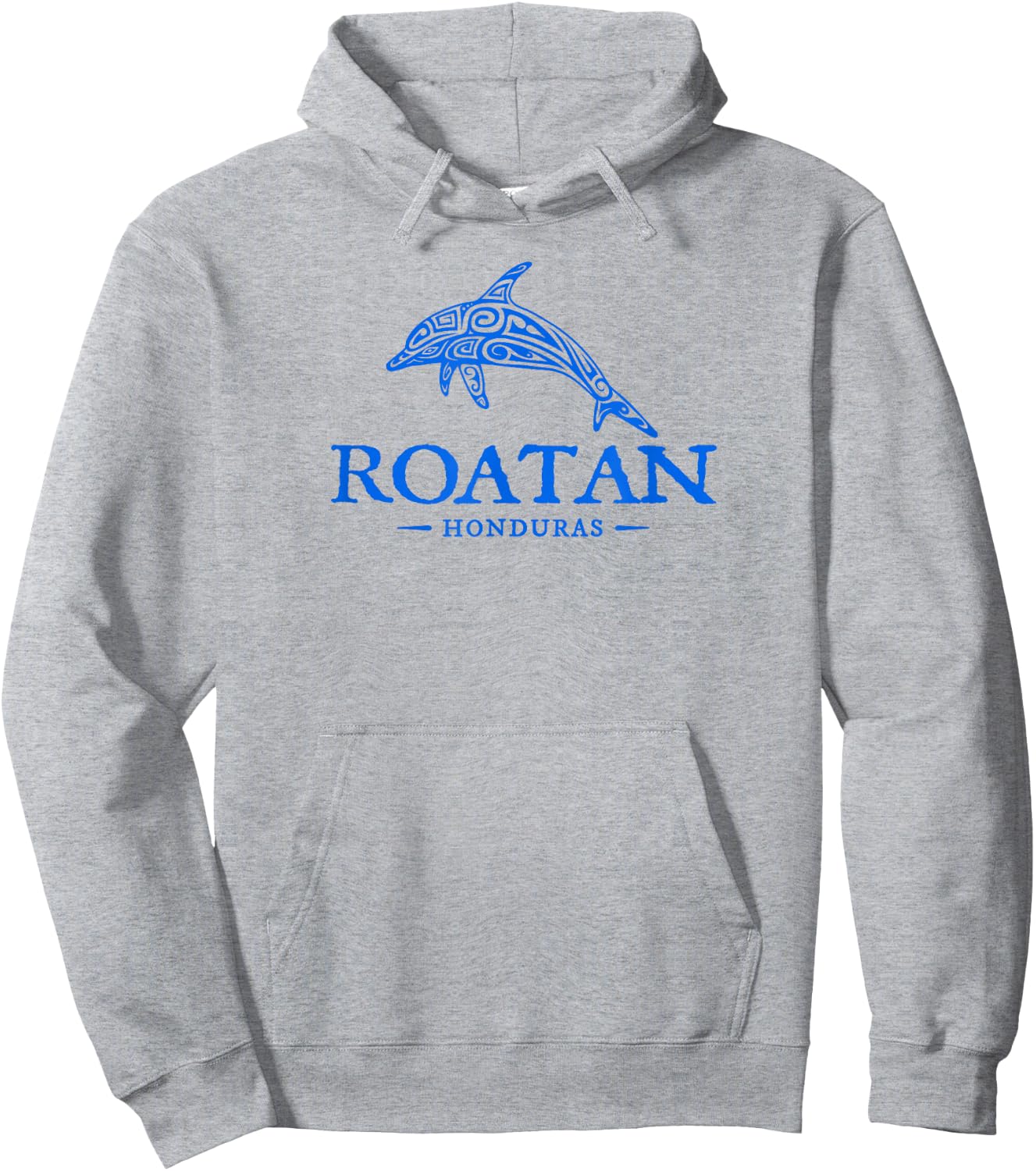 Roatan Honduras Dolphin Boys Girls Souvenir Hoodie - Hoodie | Ash