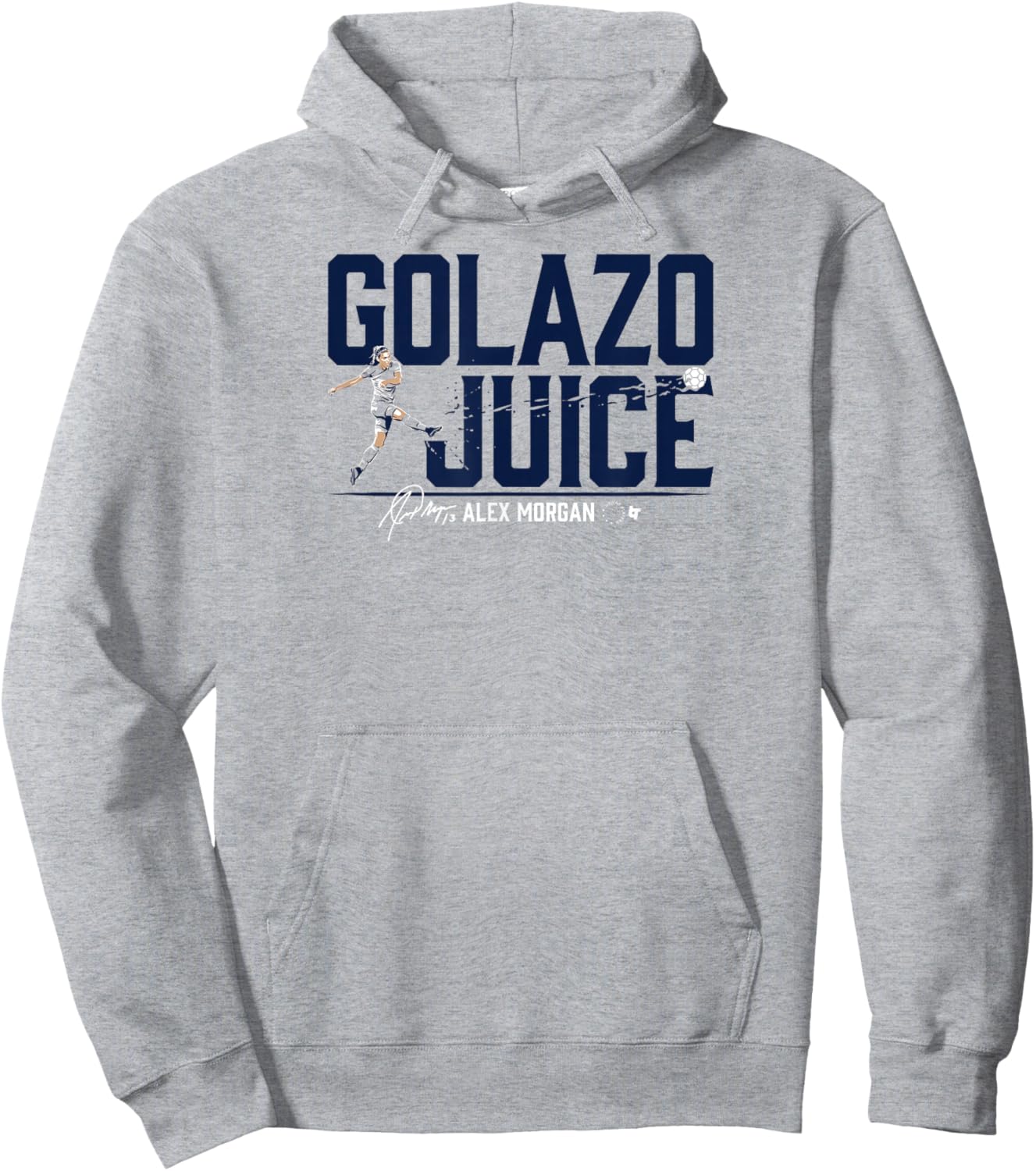 Alex Morgan: Golazo Juice USWNTPA - USA Soccer Hoodie - Hoodie | Ash