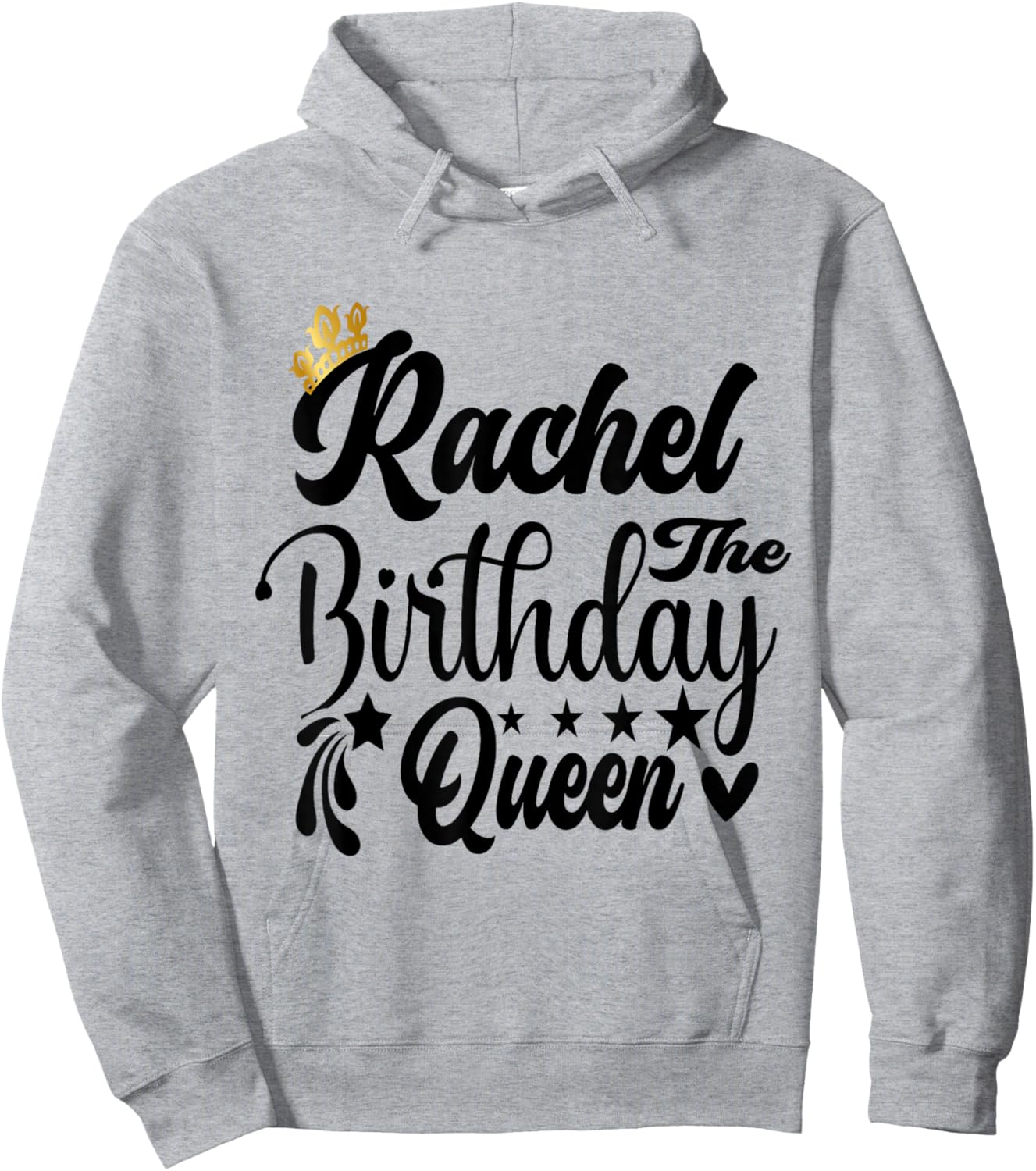 Rachel The Birthday Queen Happy Birthday Shirt Hoodie - Hoodie | Ash