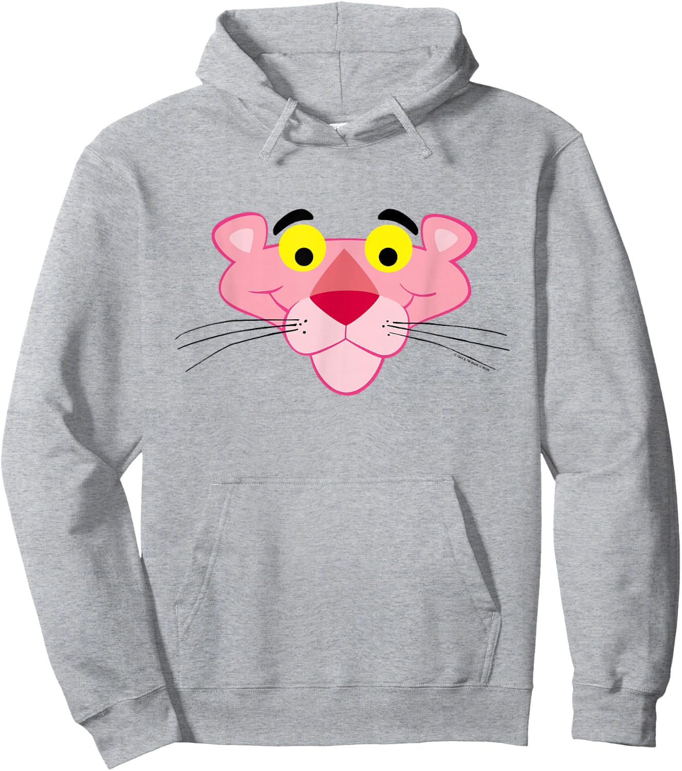 Pink Panther Face Hoodie - Hoodie | Ash