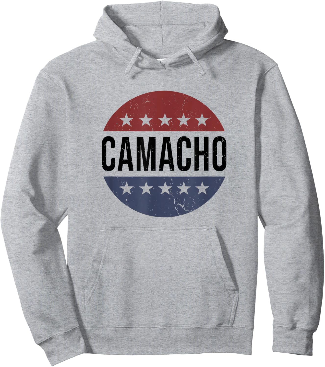 Funny Retro Vintage Vote Camacho 2028 Hoodie - Hoodie | Ash
