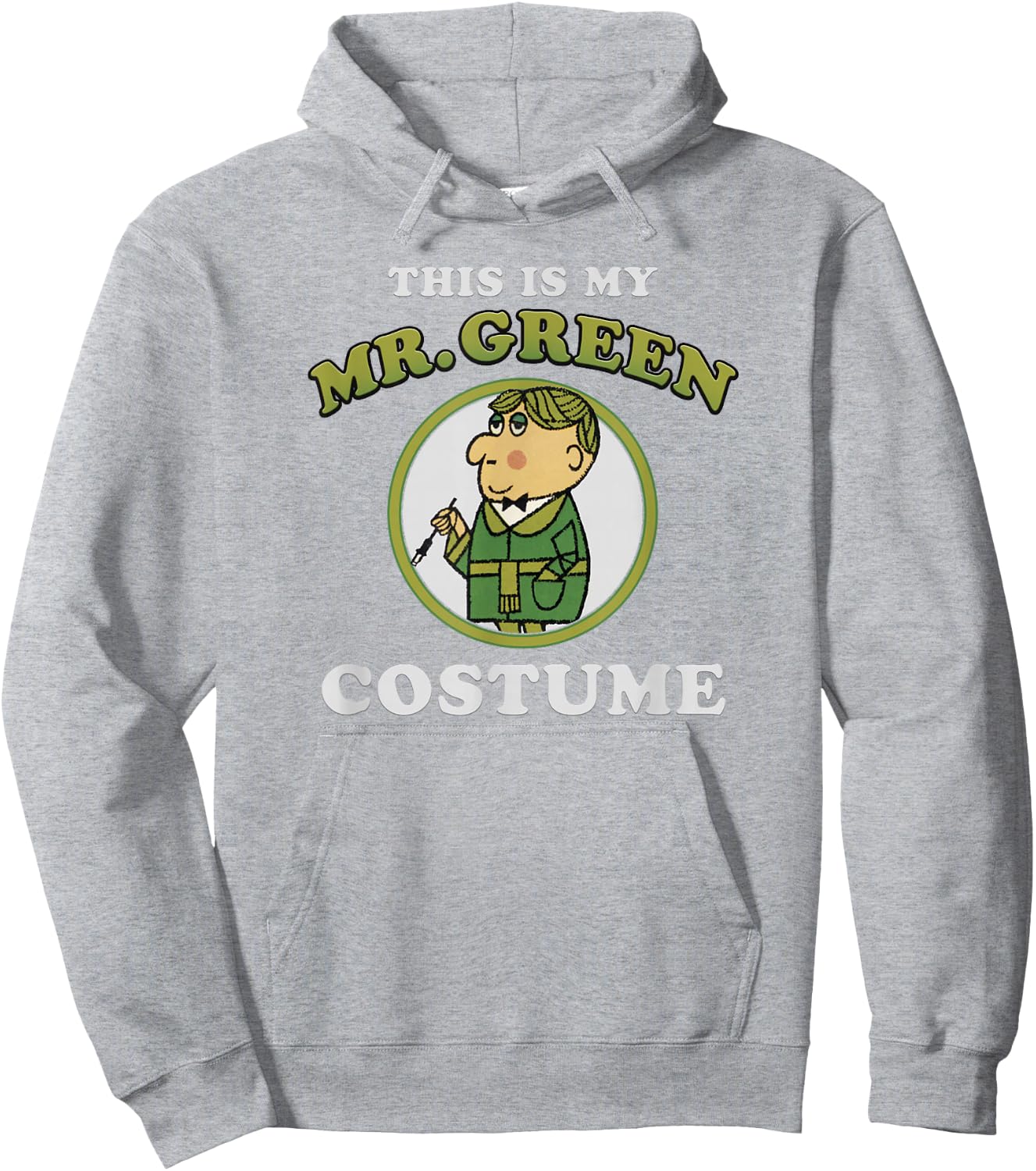 Clue This Is My Mr. Green Costume Hoodie - Hoodie | Ash
