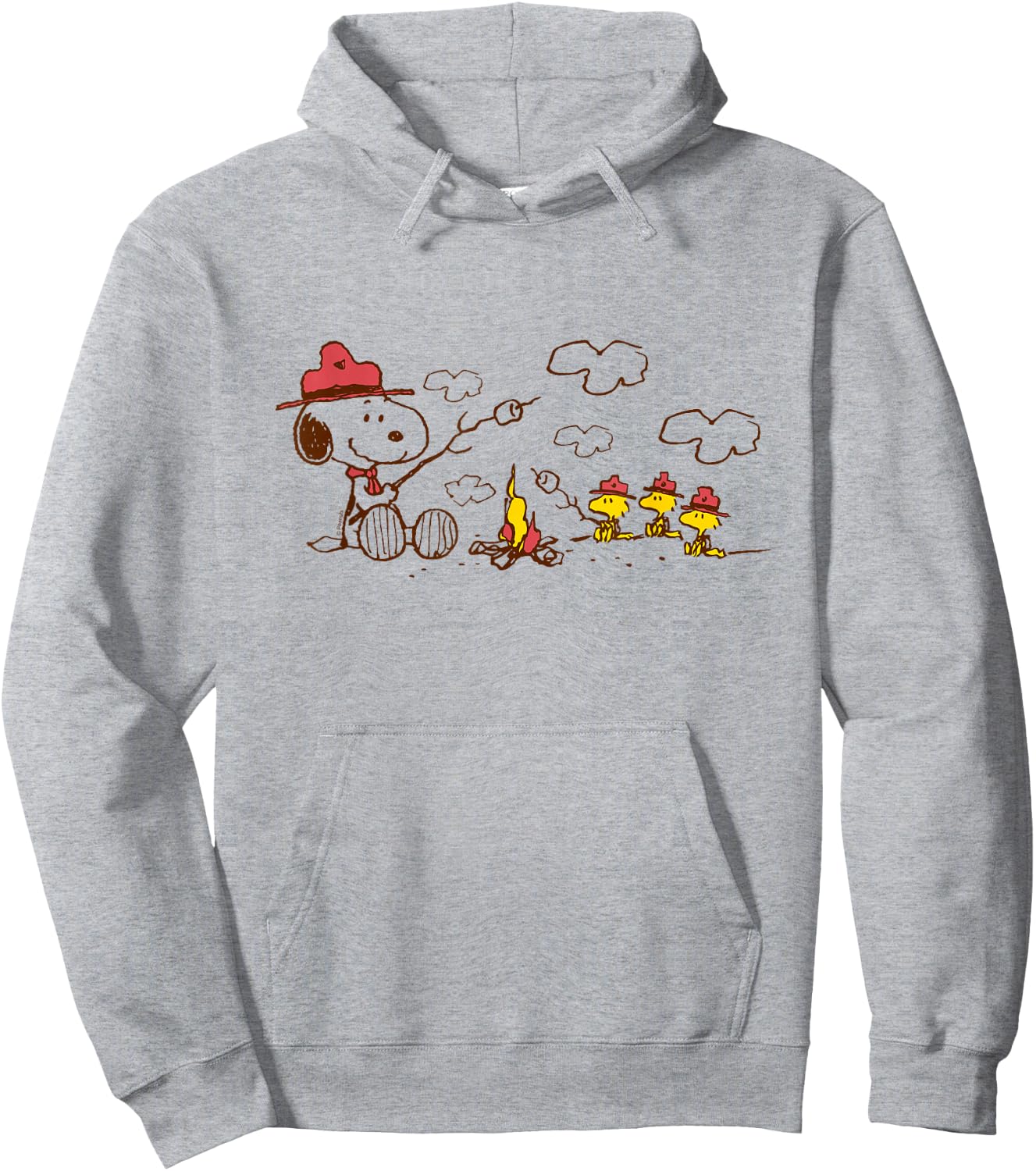 Peanuts - Beagle Scouts Fire Hoodie - Hoodie | Ash