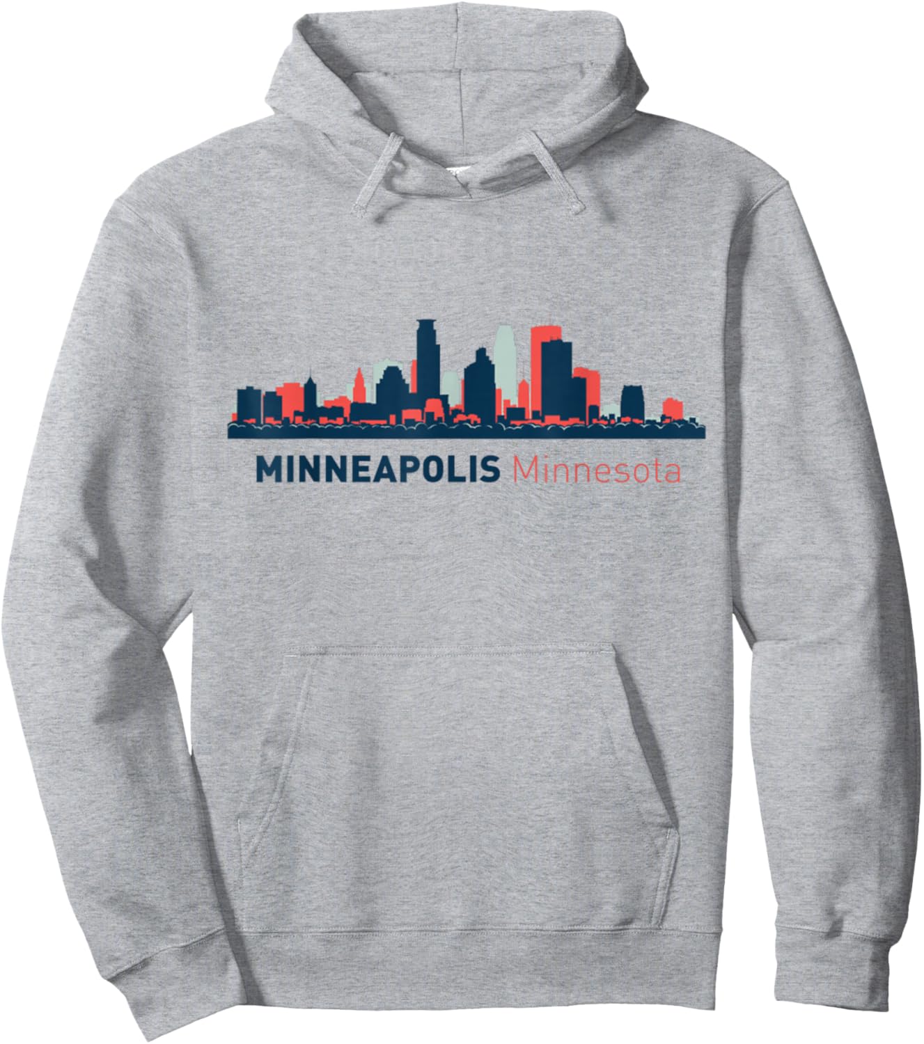 Minneapolis Minnesota I Love Hoodie - Hoodie | Ash