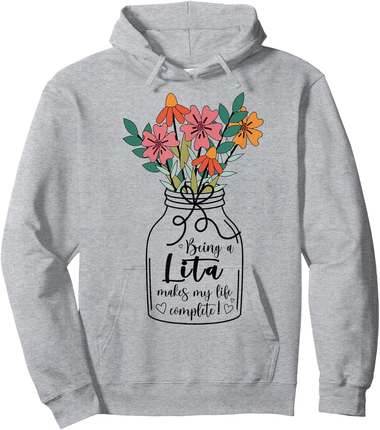 Lita Grandma Appreciation Lita Grandmother Hoodie - Hoodie | Ash
