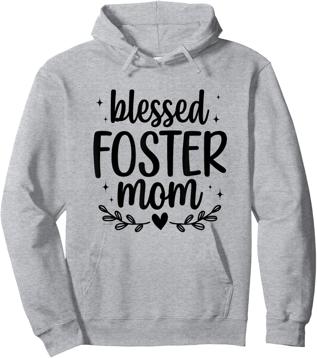 Blessed Foster Mom Foster Parent Foster Mama Hoodie - Hoodie | Ash