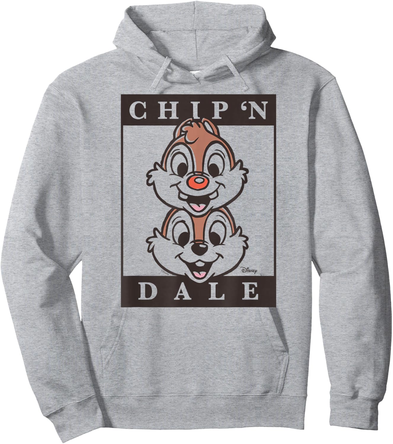 Chip 'N Dale Rescue Rangers - Type Block Hoodie - Hoodie | Ash