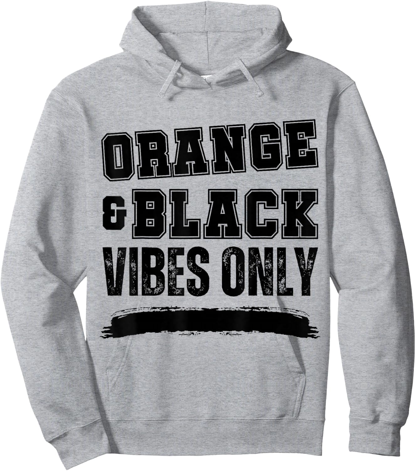 Orange and Black Game Day, Orange Game Day Hoodie - Hoodie | Ash