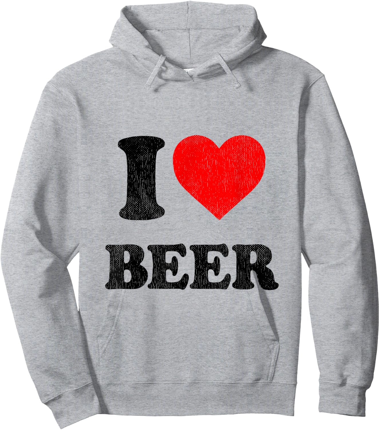 I Heart Beer Shirt For Beer Drinker I Love Beer Hoodie - Hoodie | Ash