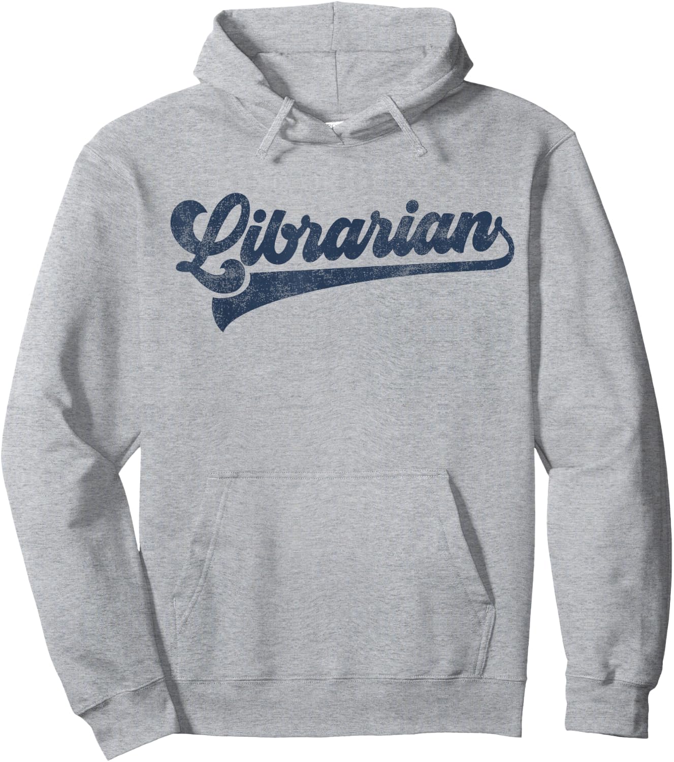 Librarian Cute Vintage Graphic Hoodie - Hoodie | Ash