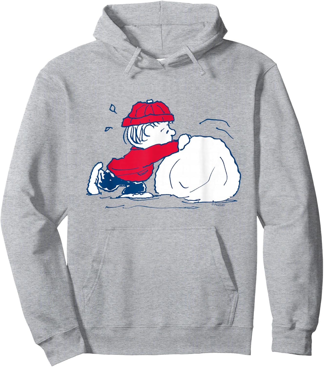 Peanuts - Linus Snowball Hoodie - Hoodie | Ash