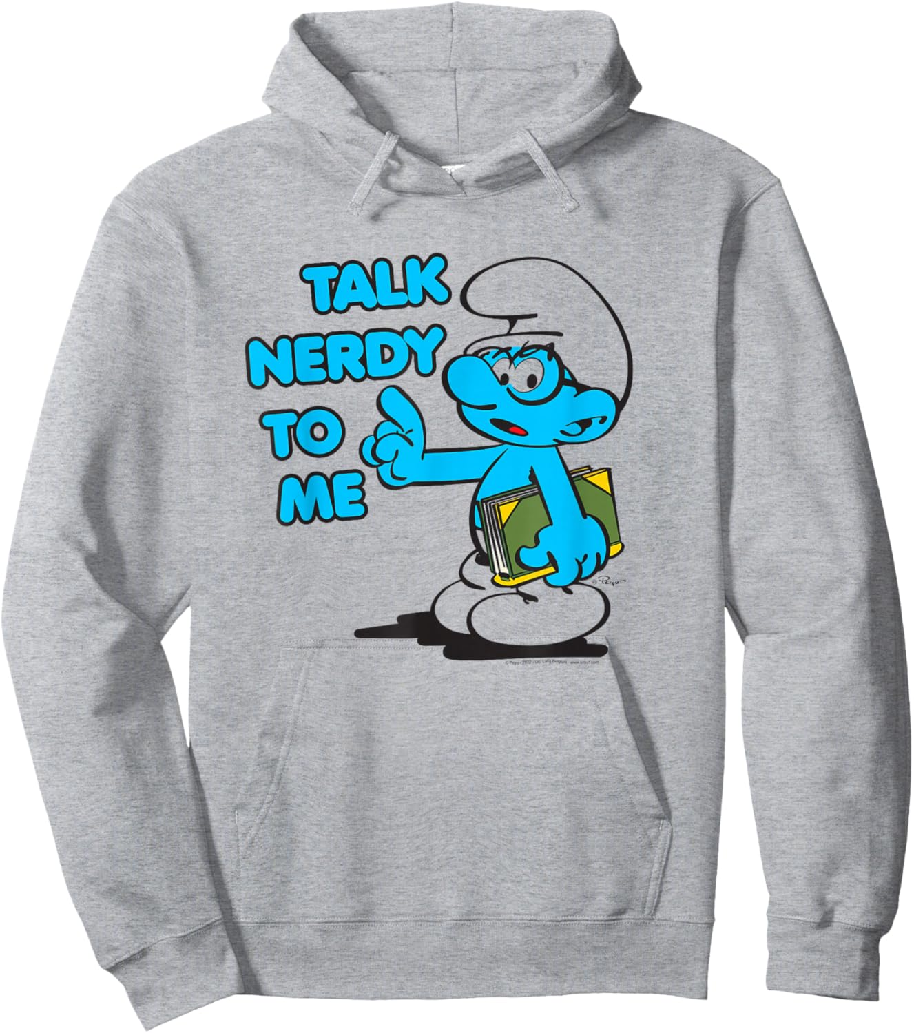 The Smurfs Talk Nerdy to Me Hoodie - Hoodie | Ash