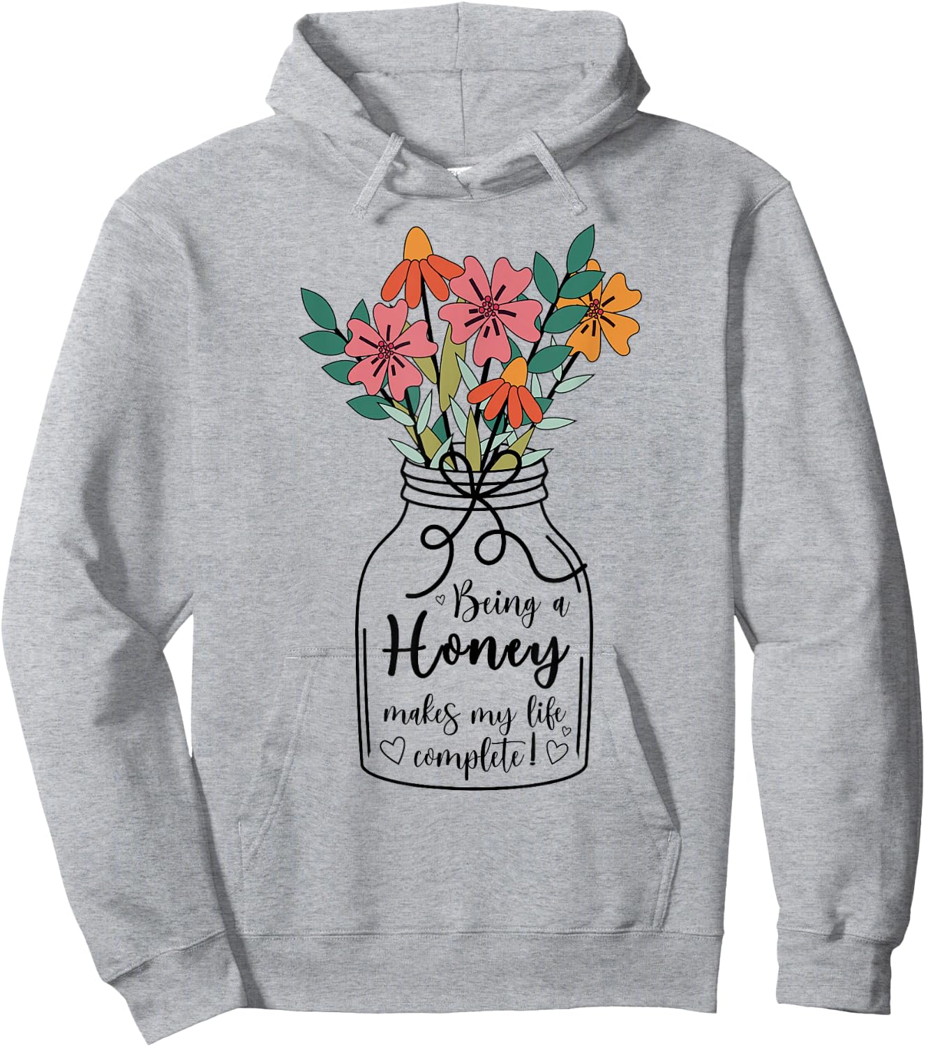 Honey Grandma Appreciation Honey Grandmother Hoodie - Hoodie | Ash