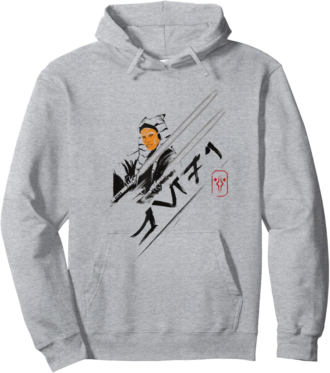Star Wars: Ahsoka Aurabesh Jedi Outline Hoodie - Hoodie | Ash
