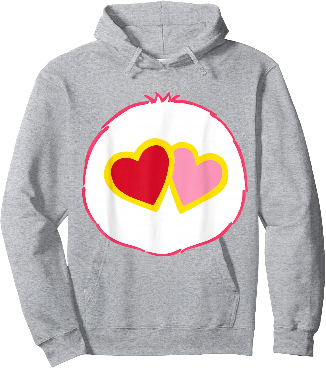 Care Bears Love-a-Lot Belly Halloween Costume Hoodie - Hoodie | Ash