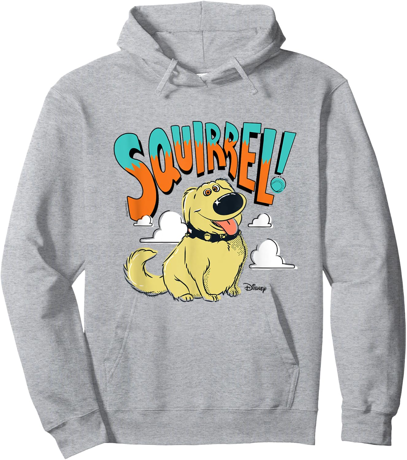 Up - Dug Squirrel Hoodie - Hoodie | Ash