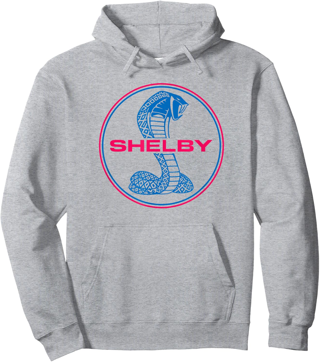 Carroll Shelby Circle Logo Light Hoodie - Hoodie | Ash