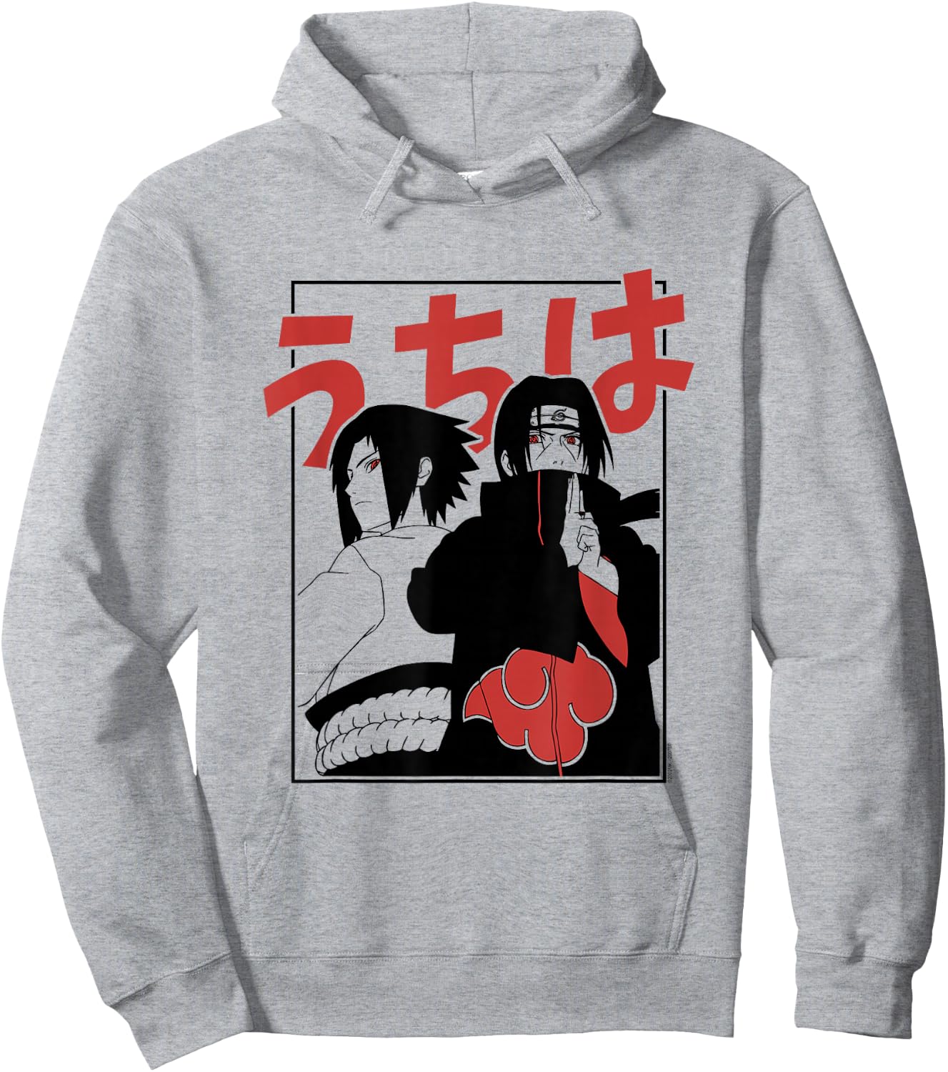 Naruto Shippuden Itachi & Sasuke Frame Hoodie - Hoodie | Ash