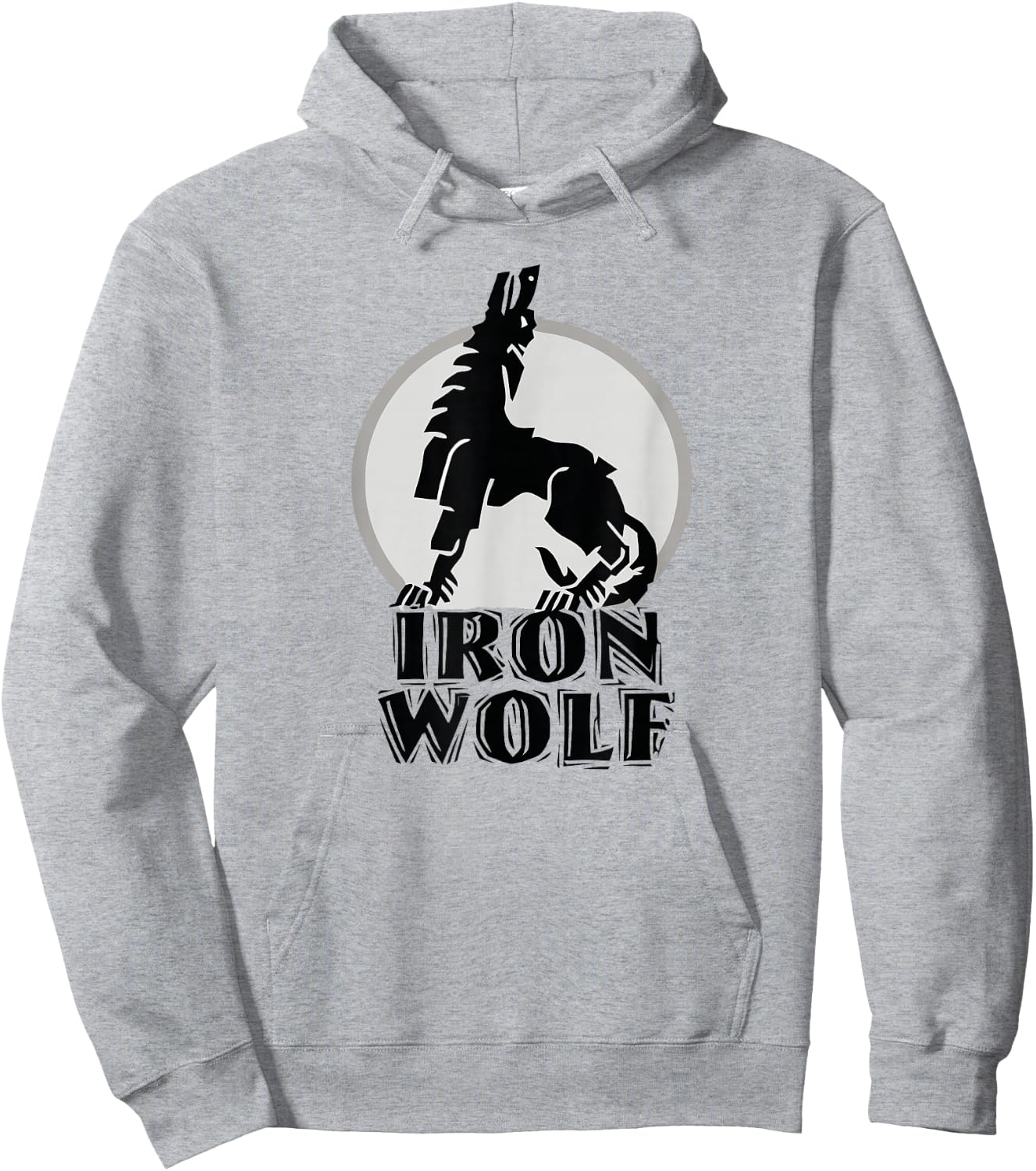 Iron Wolf LT by Lithuania Strong Hoodie - Hoodie | Ash